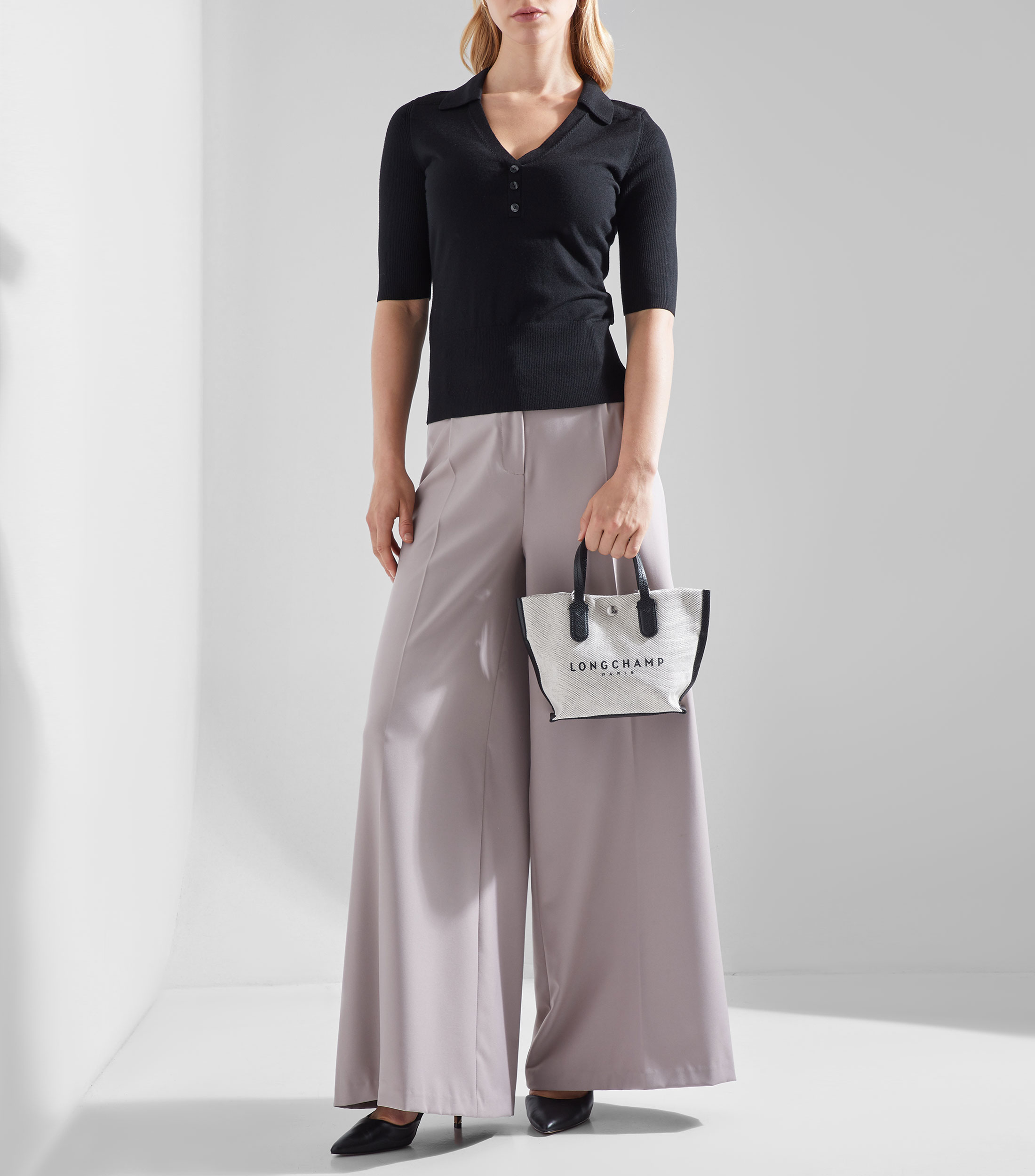 Bolso de Mano con Logotipo Mujer