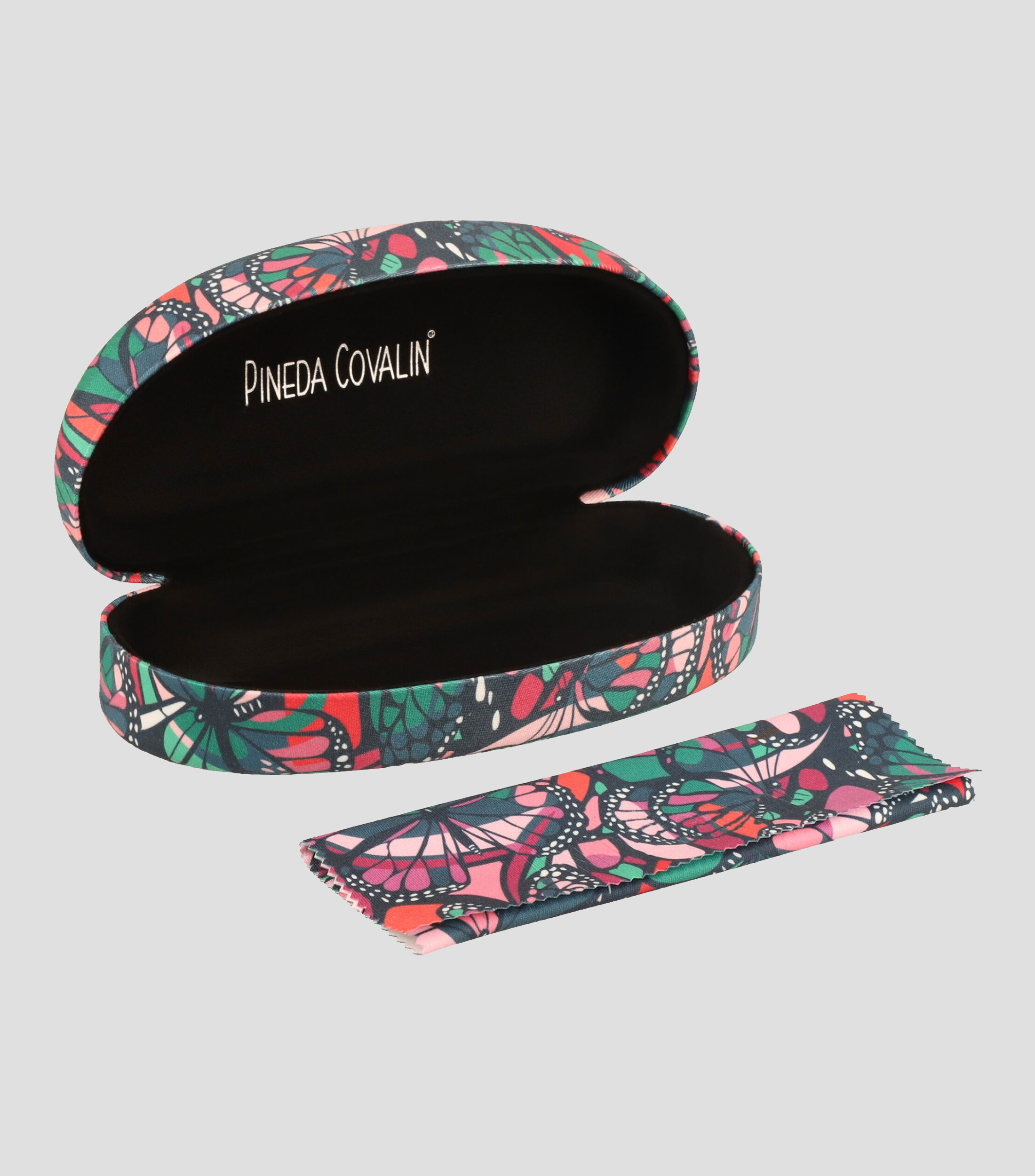 Estuche para Lentes de sol Vuelo de Mariposa Verde Mujer