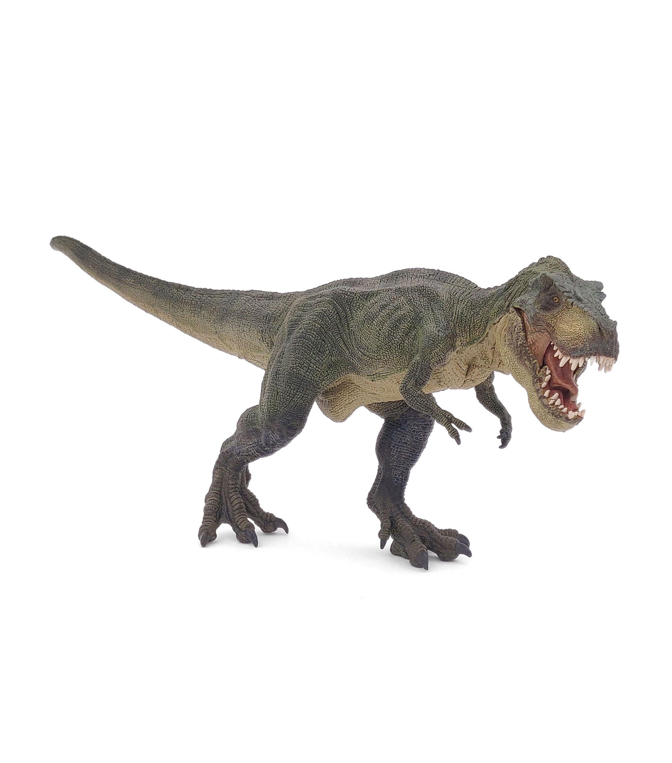 T-rex corriendo verde