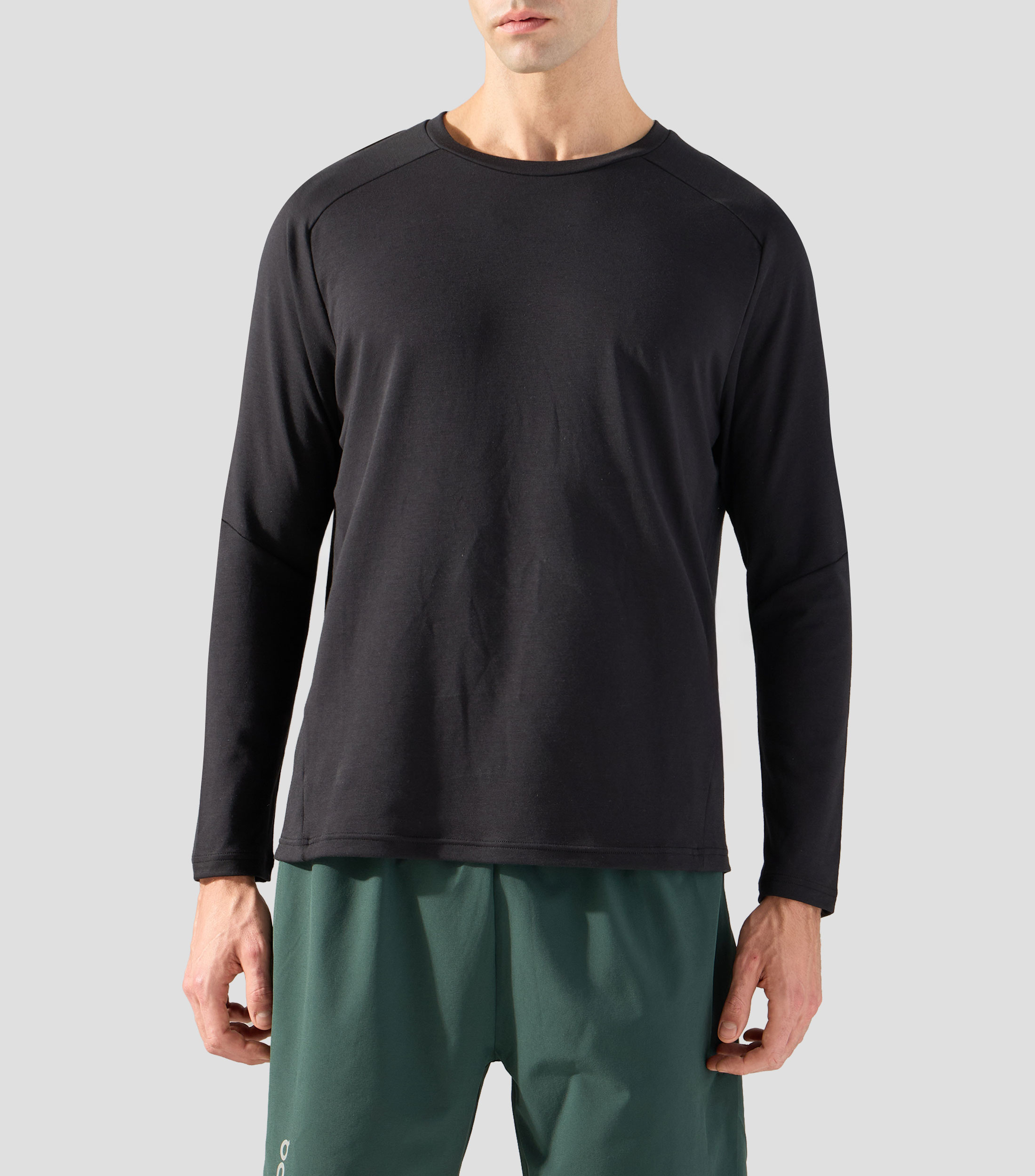 Playera para correr Focus Long-T lisa Hombre