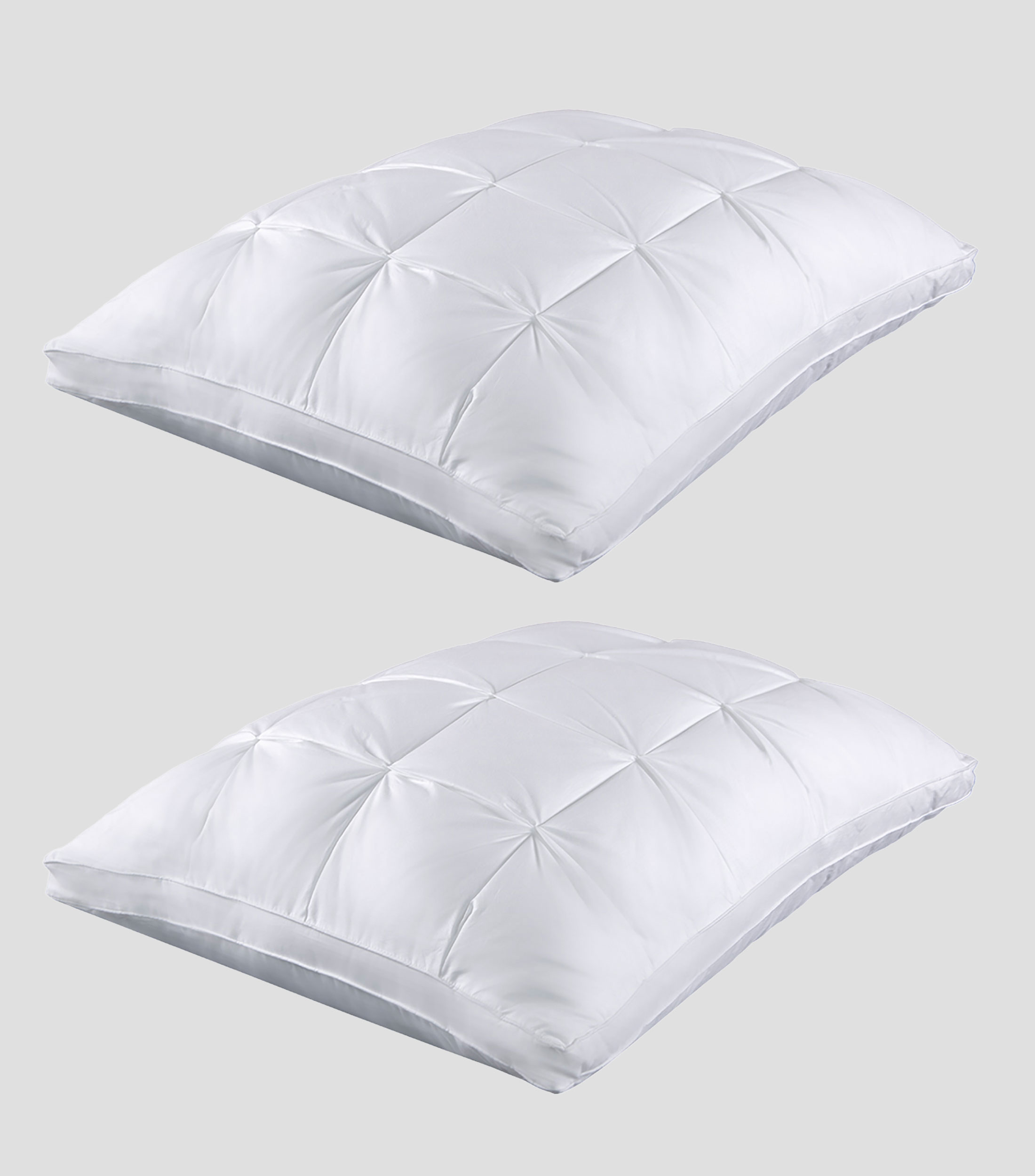 Set de Almohadas 2 piezas Estándar Semi Firme Blanco