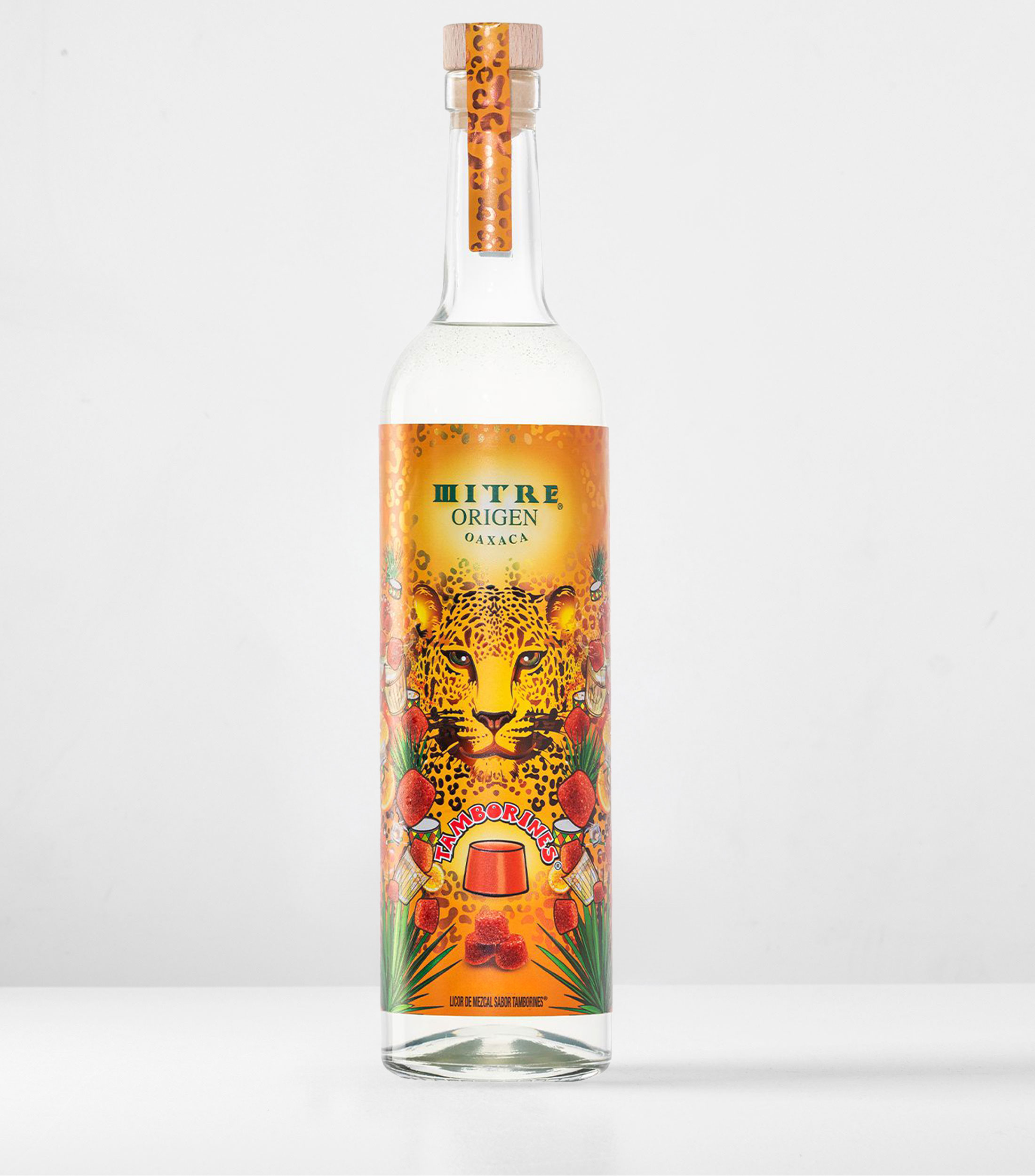 Licor de mezcal Tamborines, 750 ml