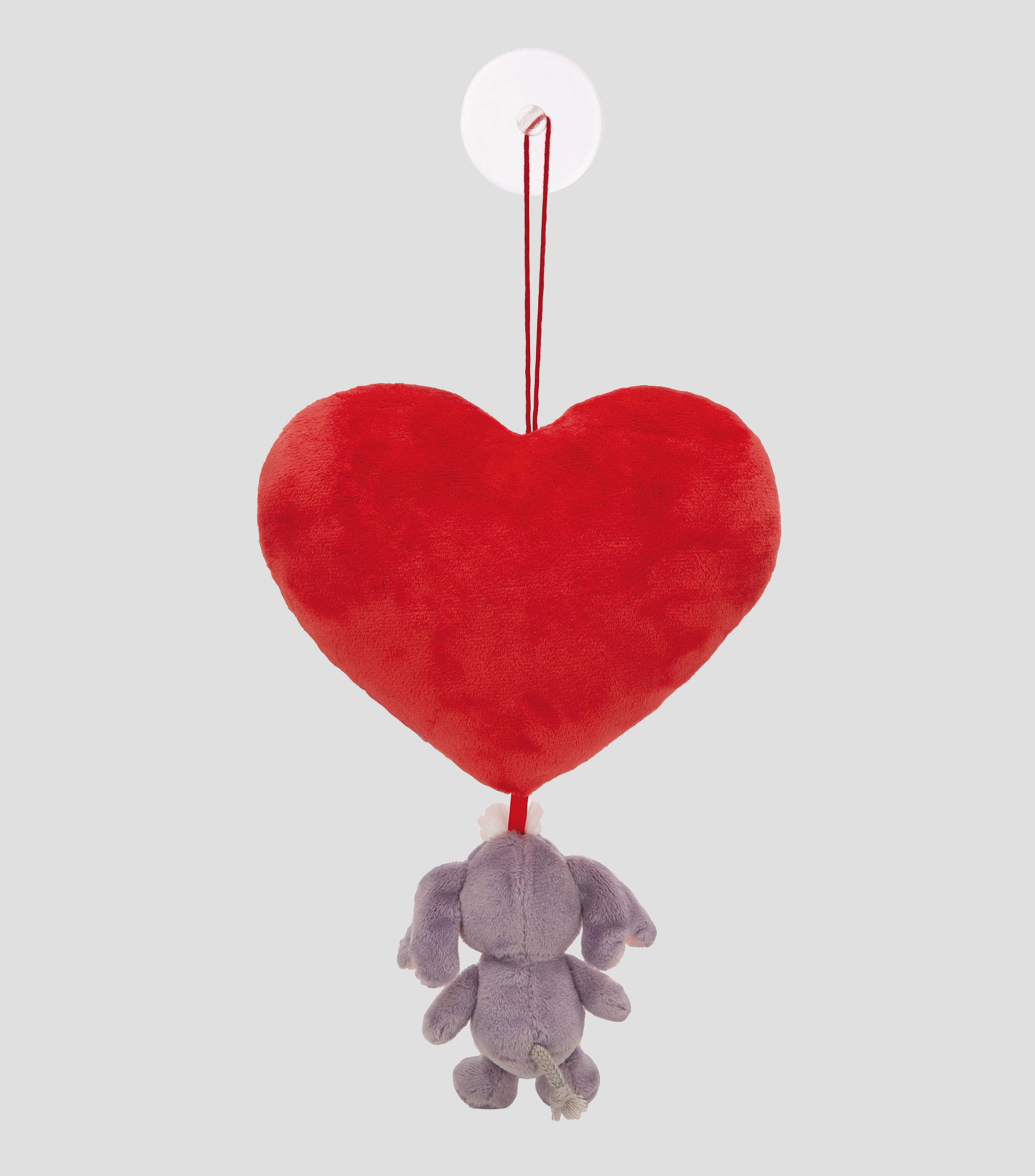 Corazón con Elefante de Peluche