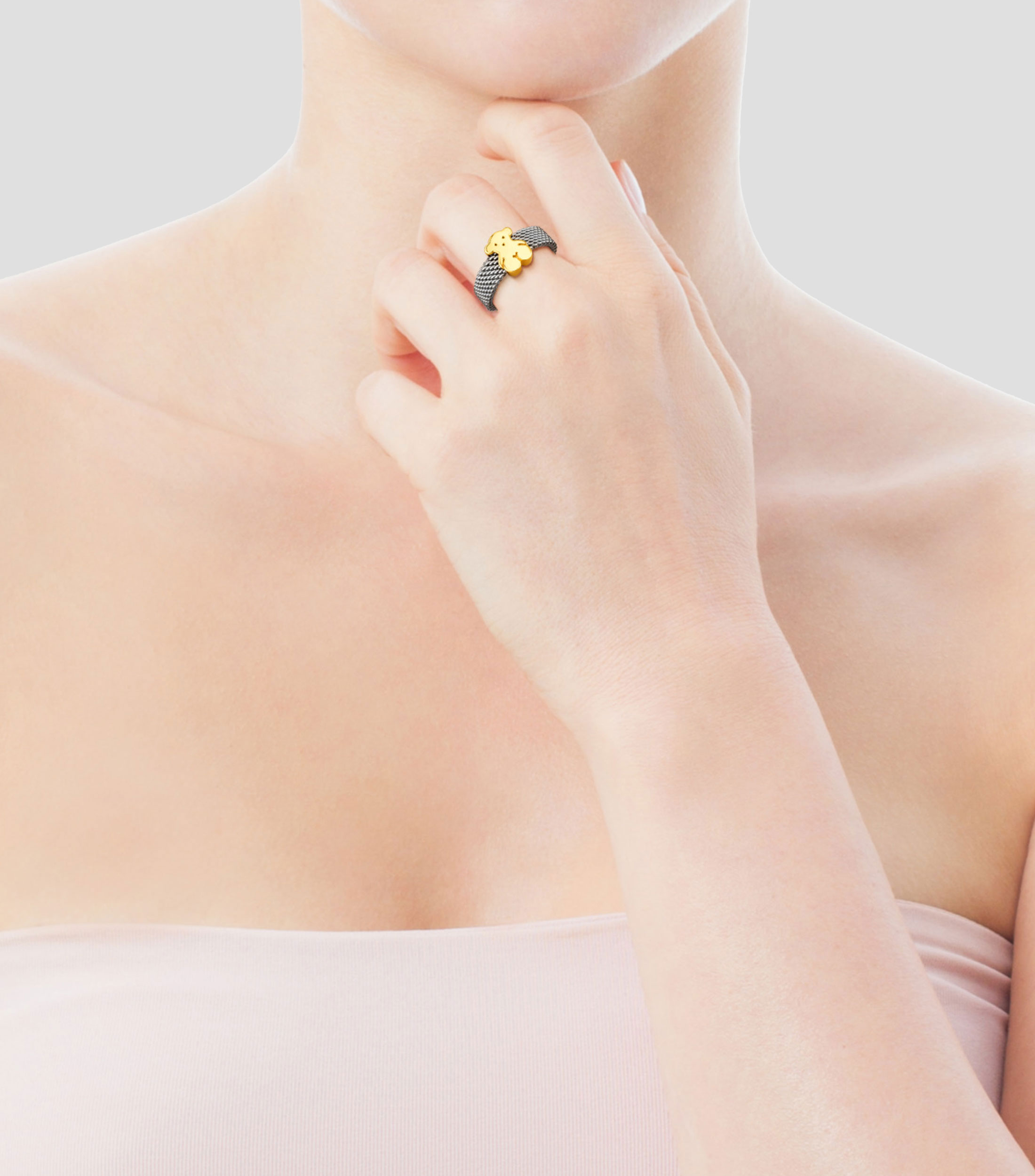 Anillo Icon Mesh Mujer