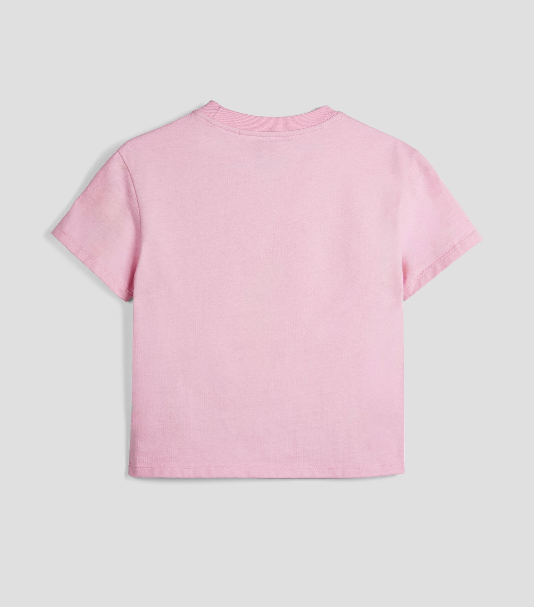 Playera cuello redondo manga corta estampada Niña