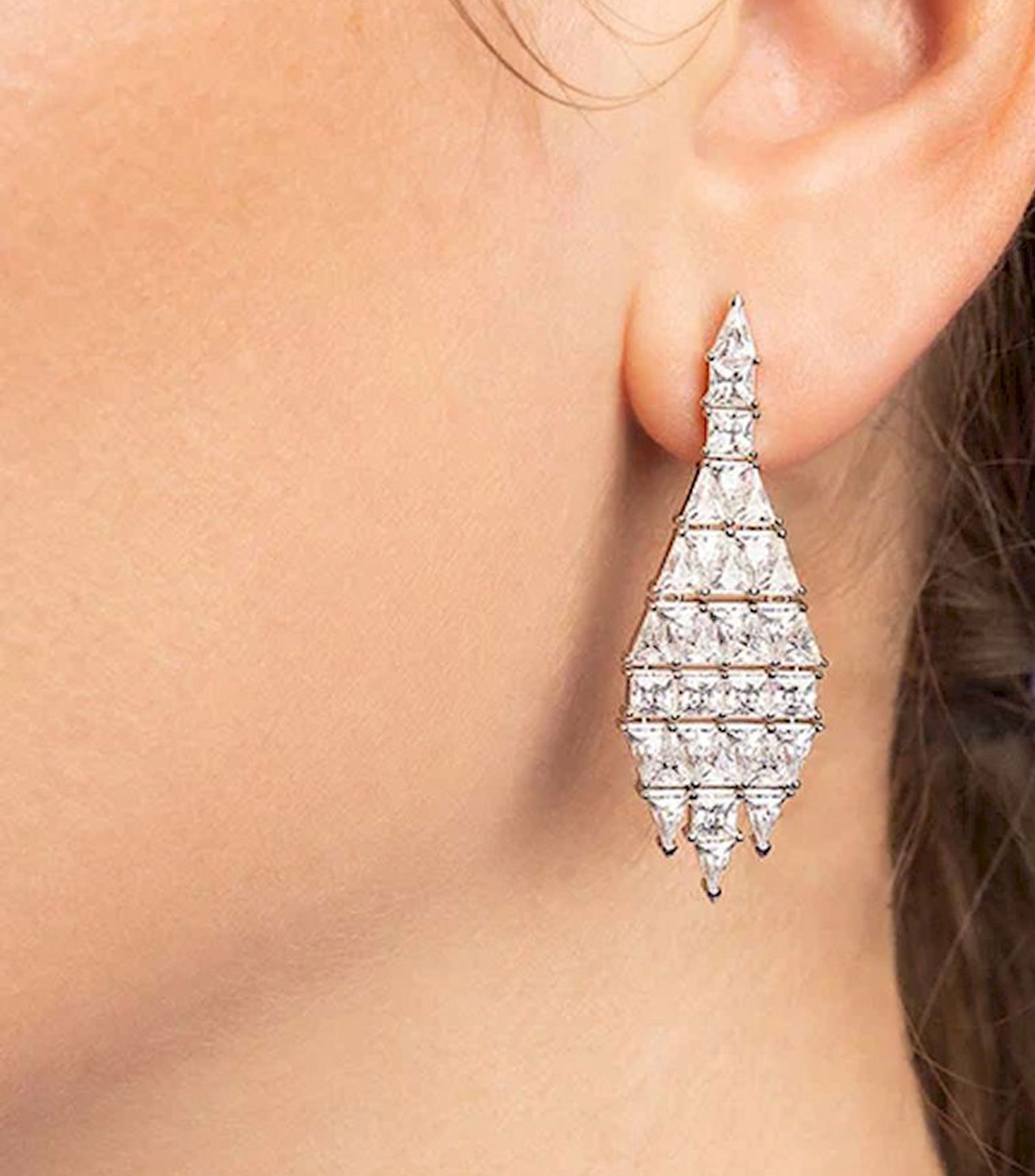 Aretes Festival con circonitas Mujer