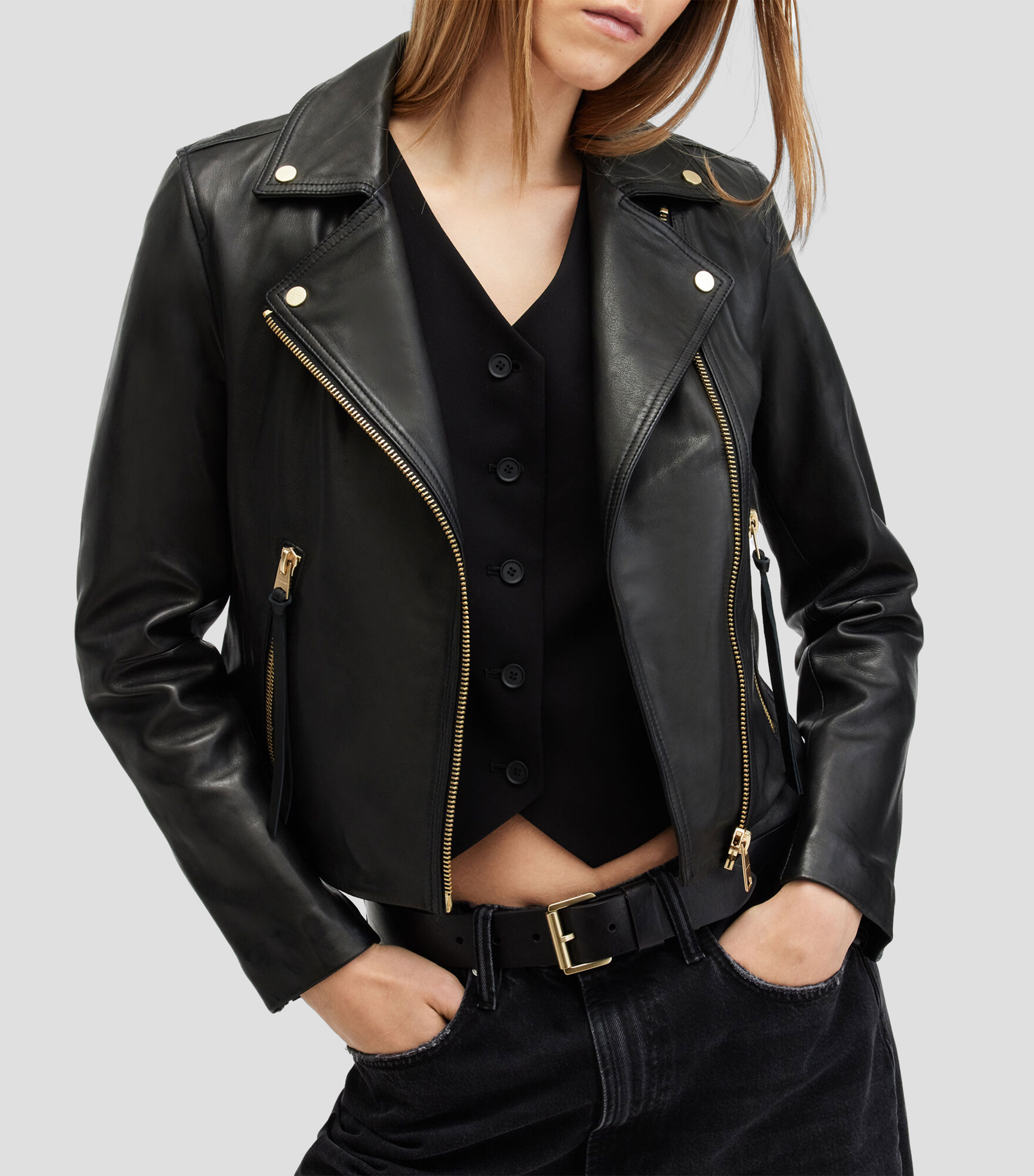 Chamarra Biker Mujer