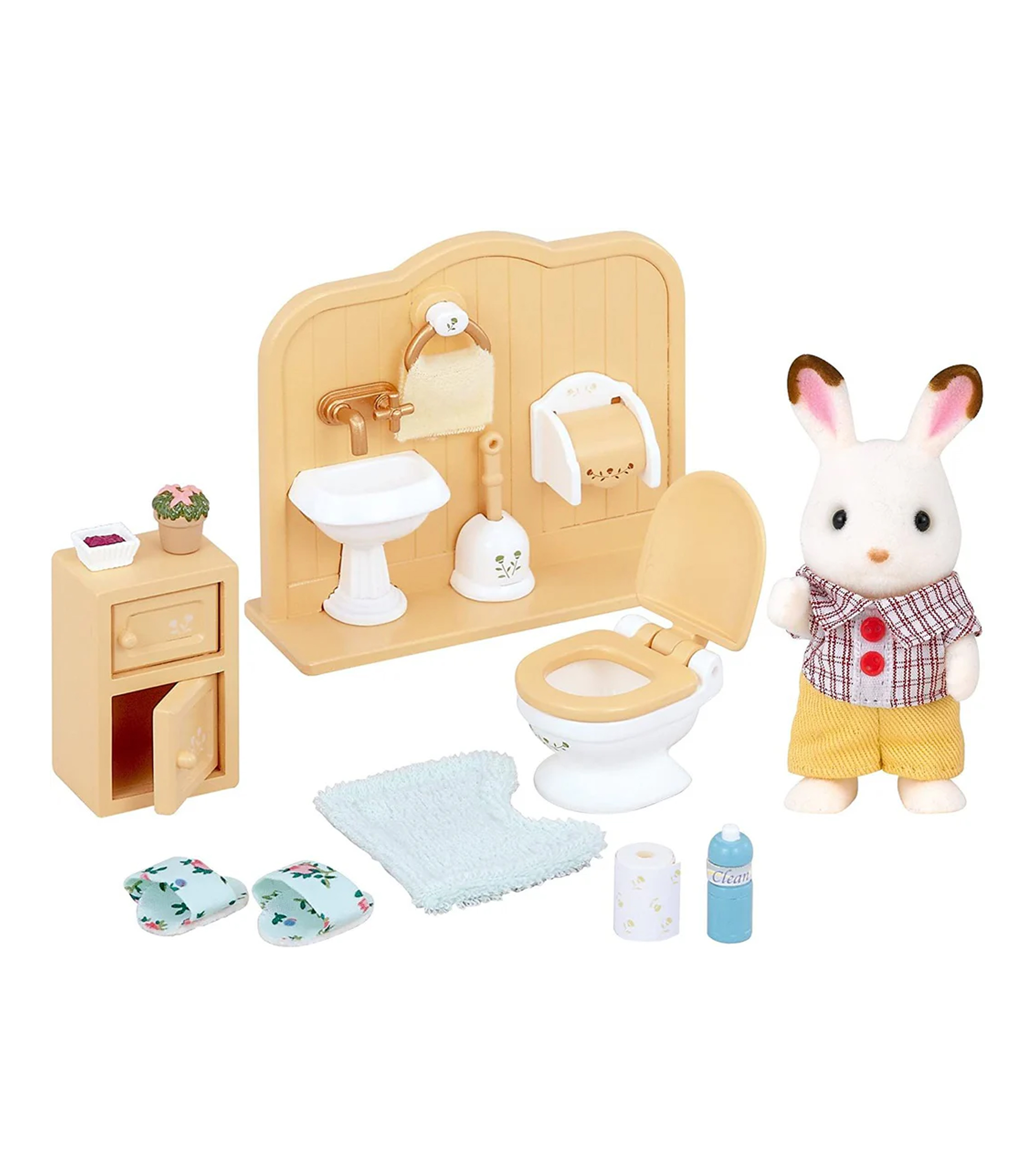 Set de Baño Coco Conejo Chocolate