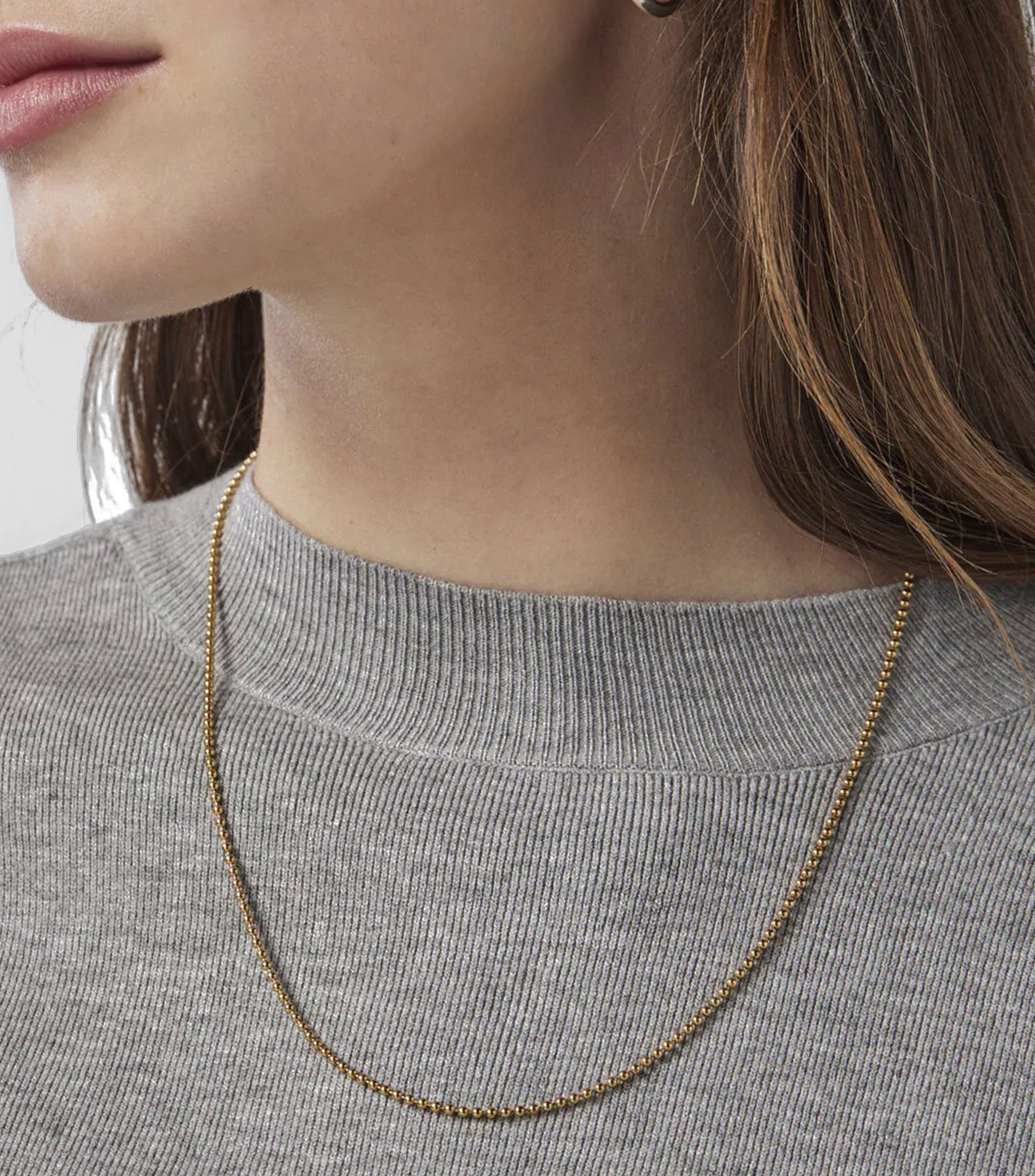 Cadena Chain en plata Mujer