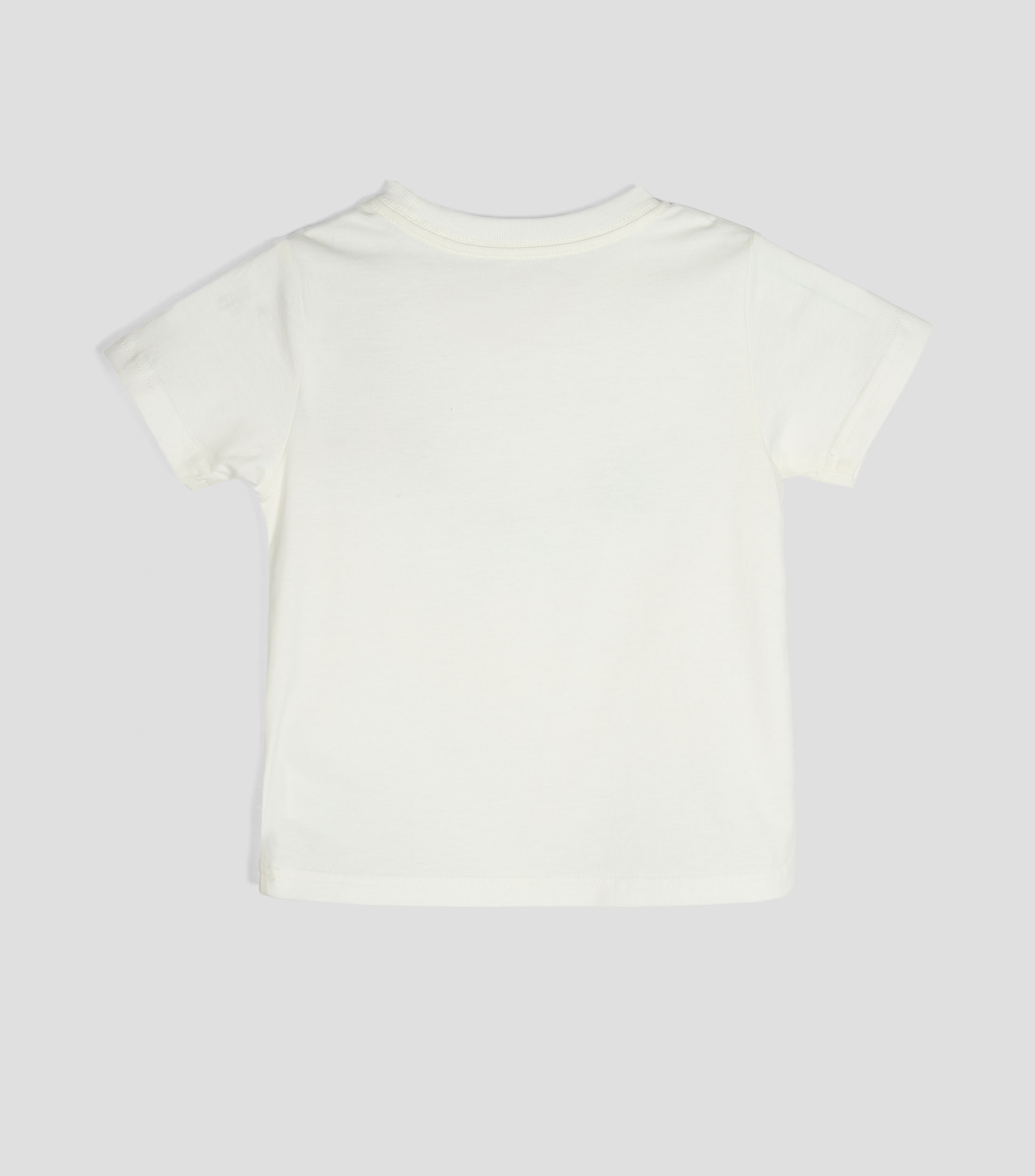 Playera cuello redondo manga corta sólida Bebé