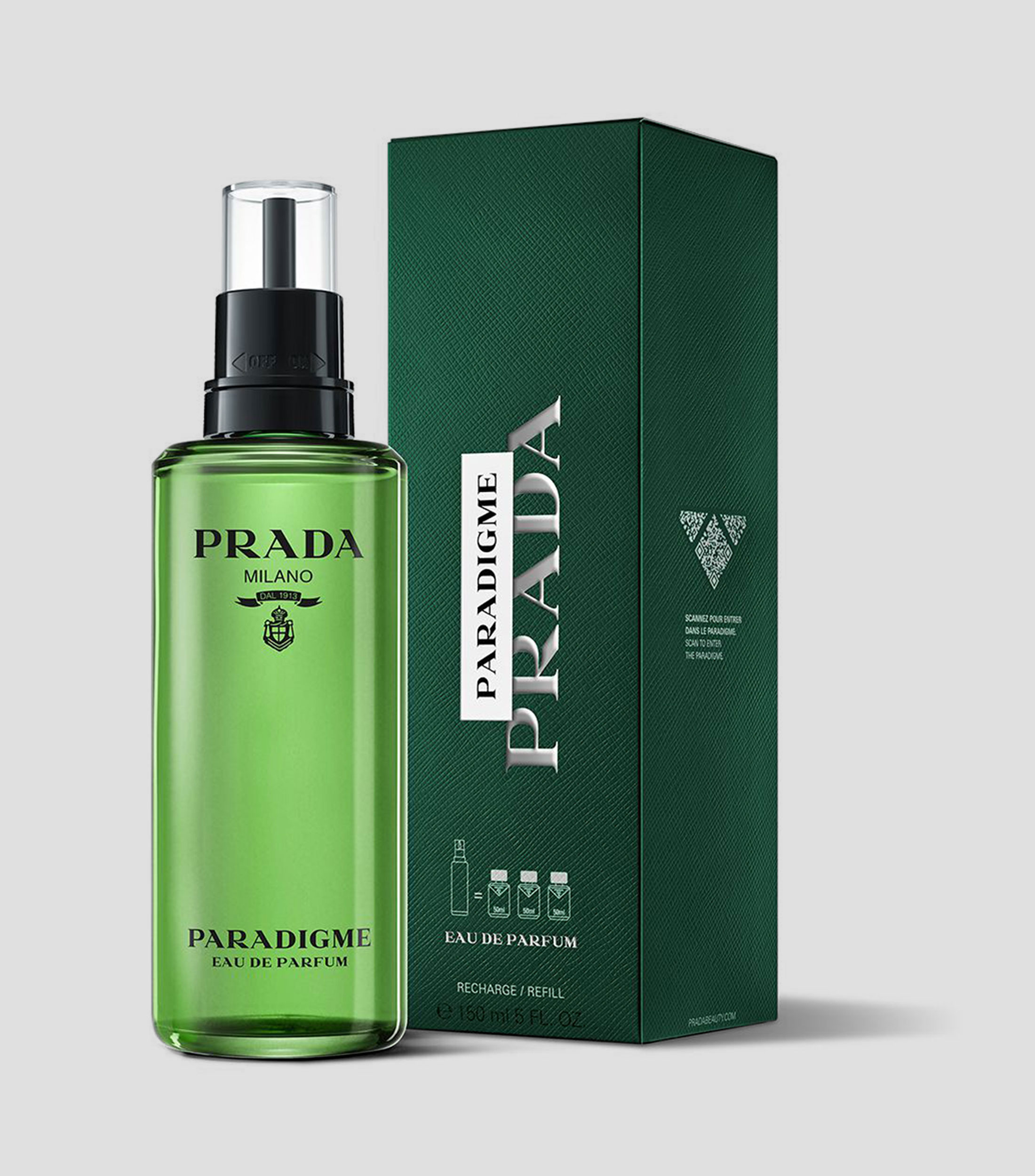 Refill Perfume Prada Paradigme, Eau de Parfum 150 ml para Hombre