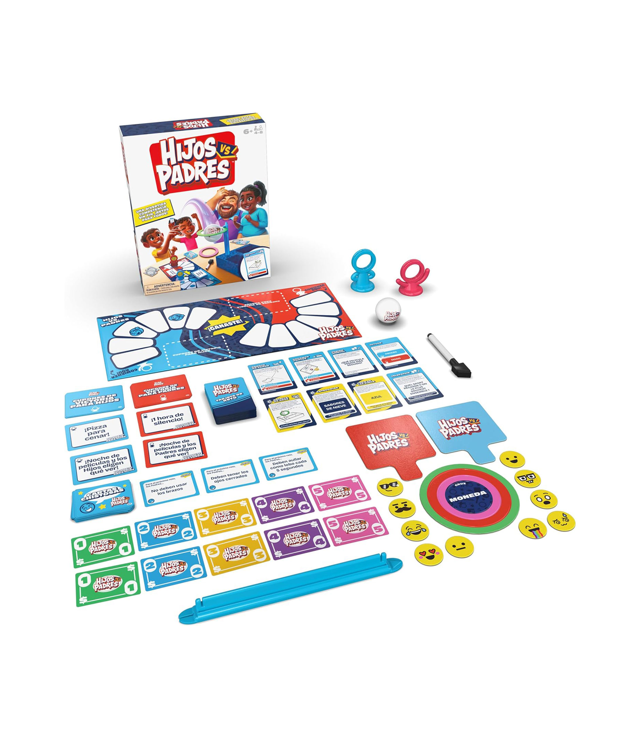 Juego de mesa Hijos vs Padres