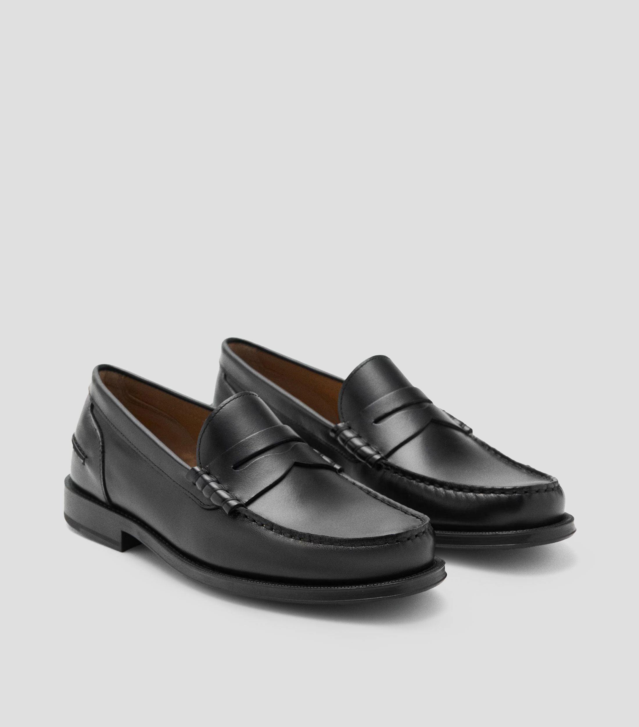 Zapatos casuales en piel Hombre