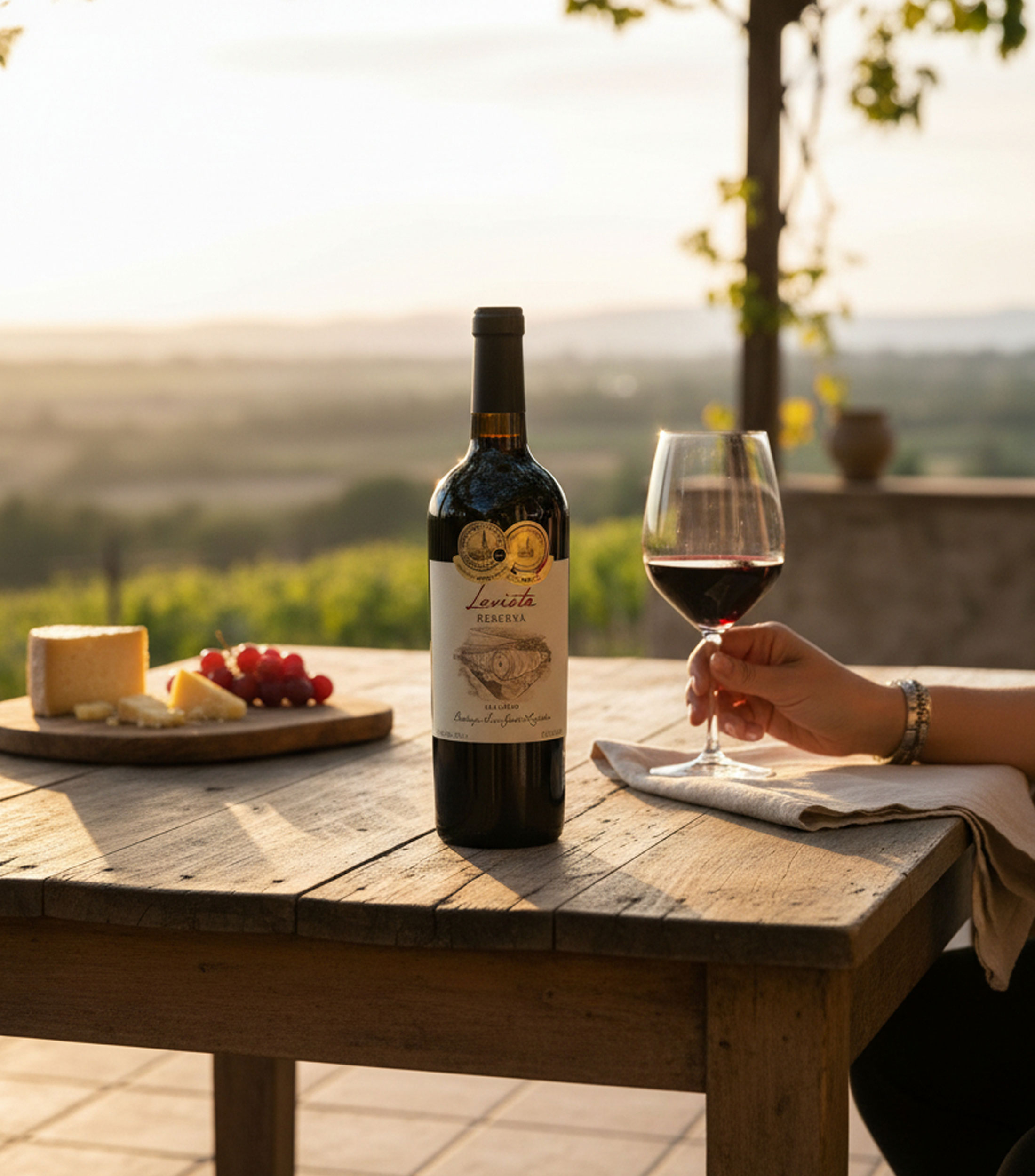 Vino tinto malbec Lavista Reserva, México, 750ml