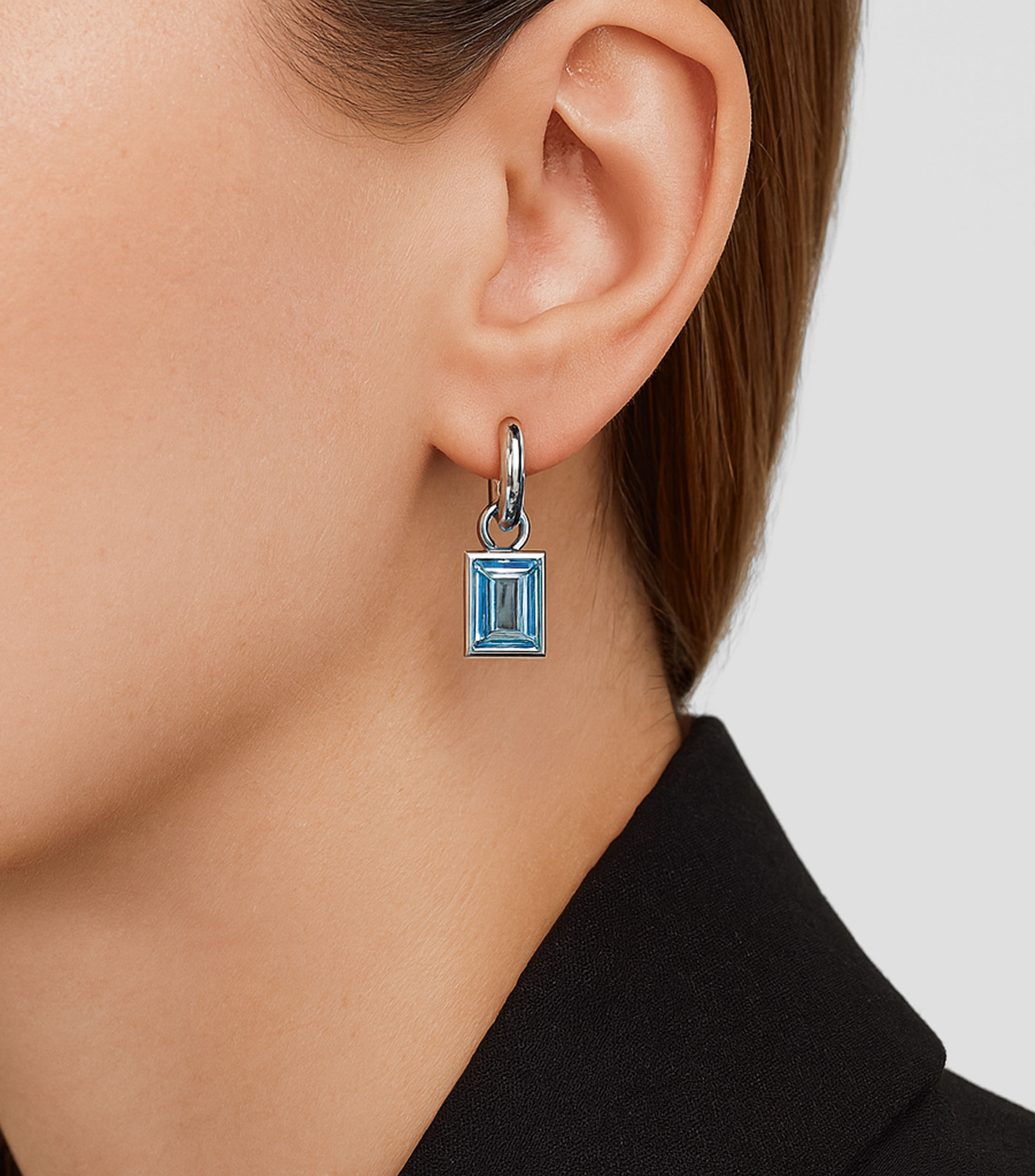 Aretes en plata Mujer
