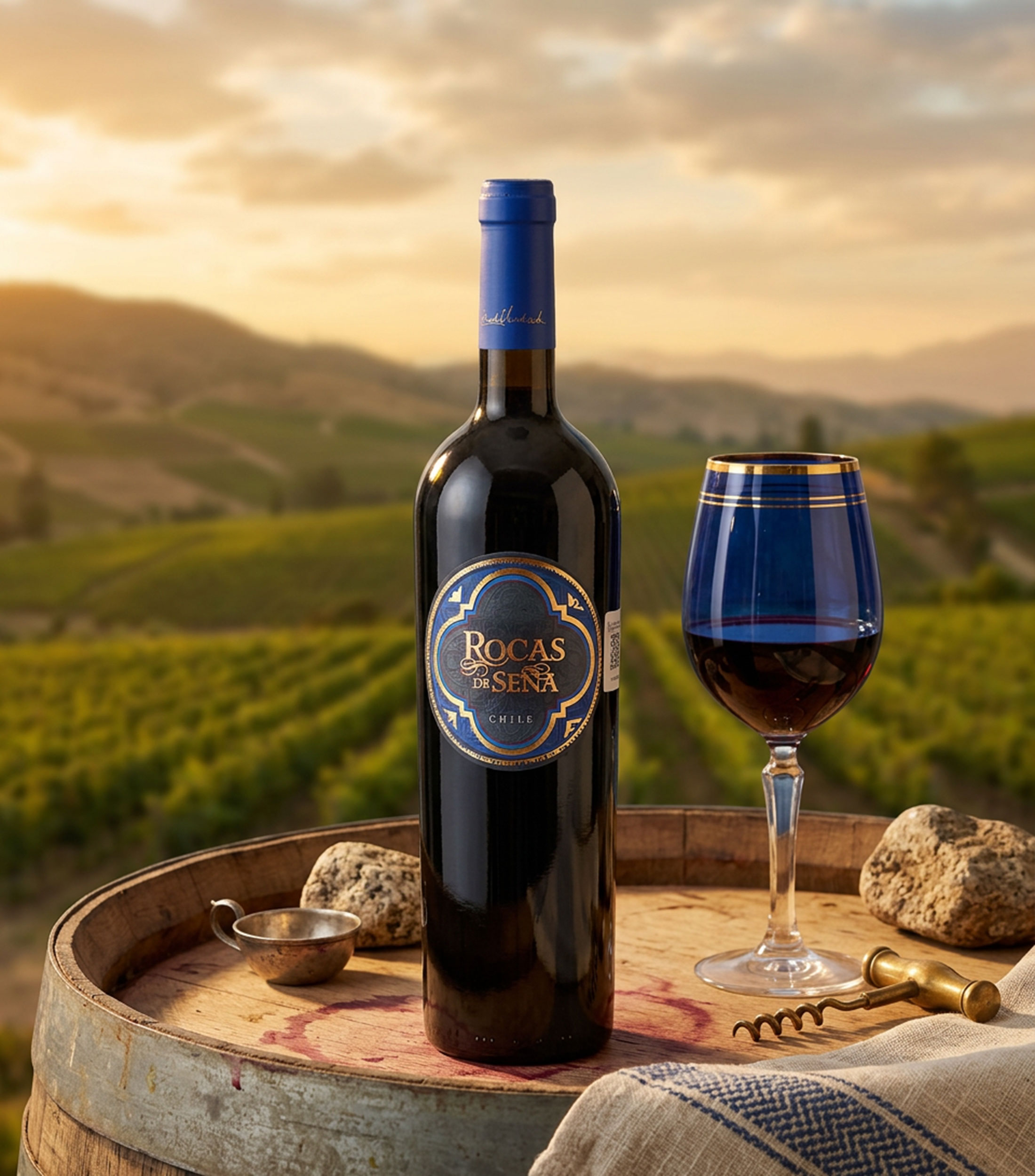 Vino tinto ensamble Rocas de Seña, Chile, 750 ml