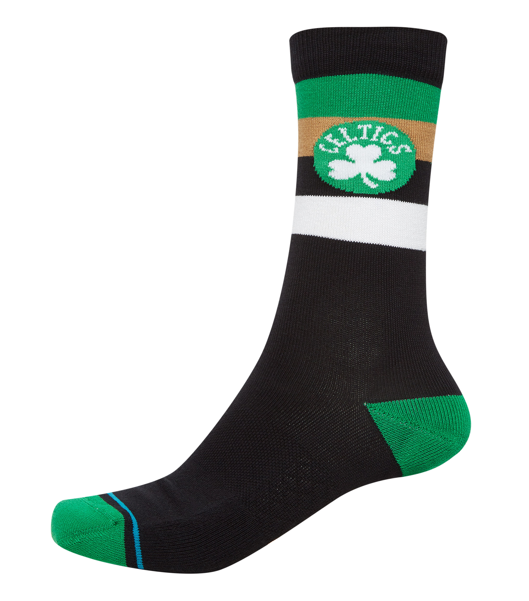 Stance Chaussettes Unisexe Prep Boston Celtics Vert Taille L