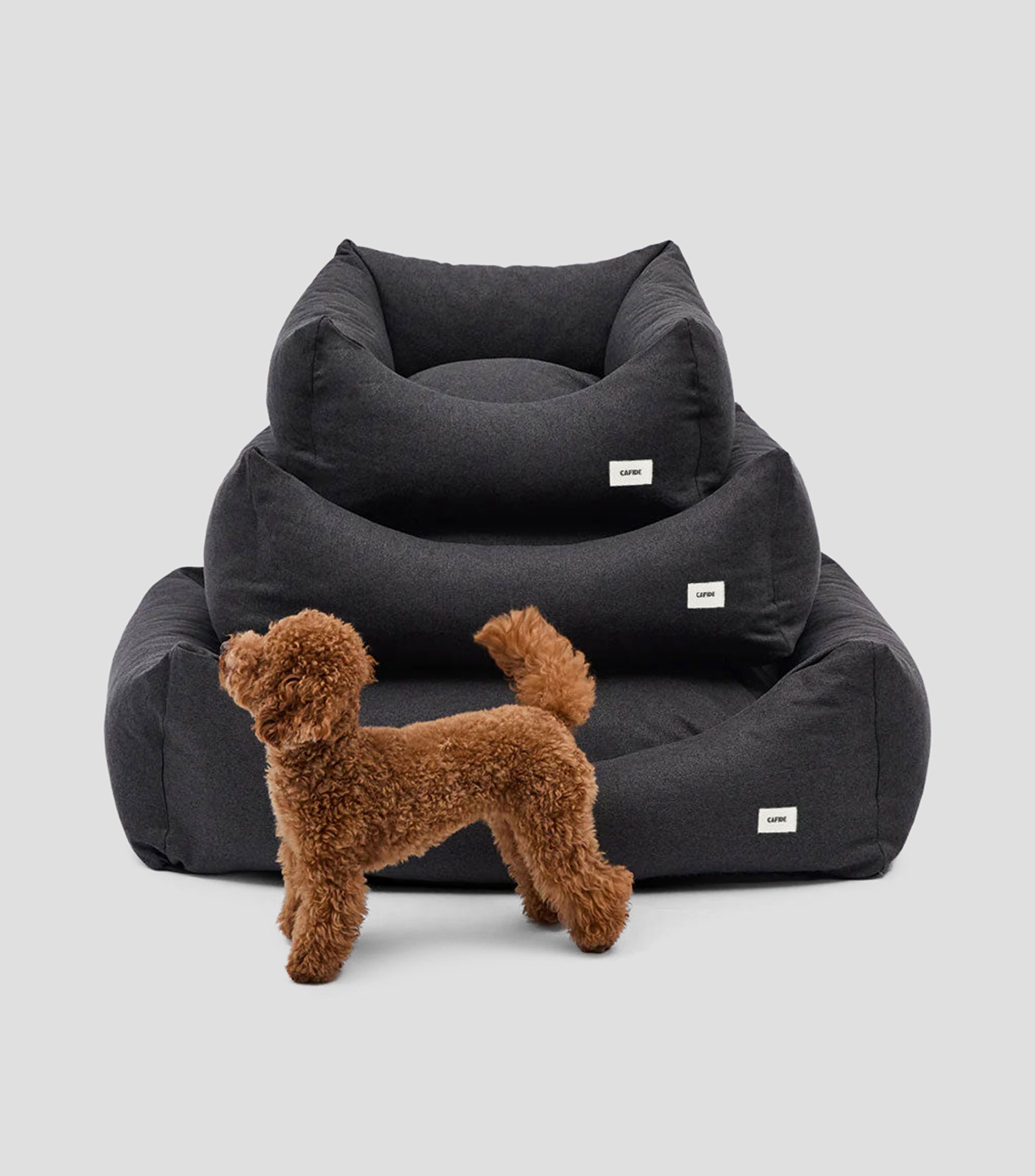 Cama para perro Snozy negra