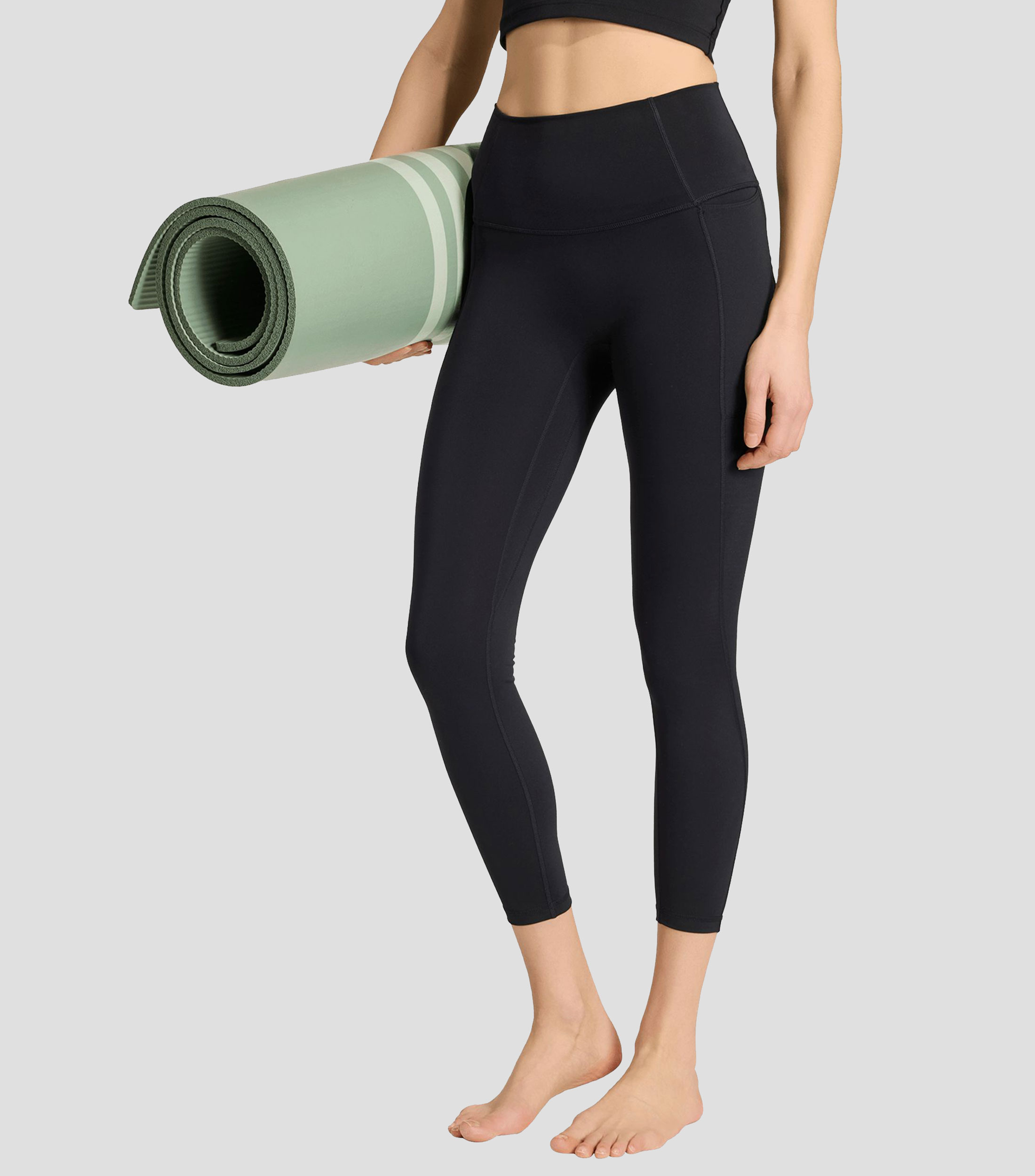 Leggings para entrenamiento liso Mujer