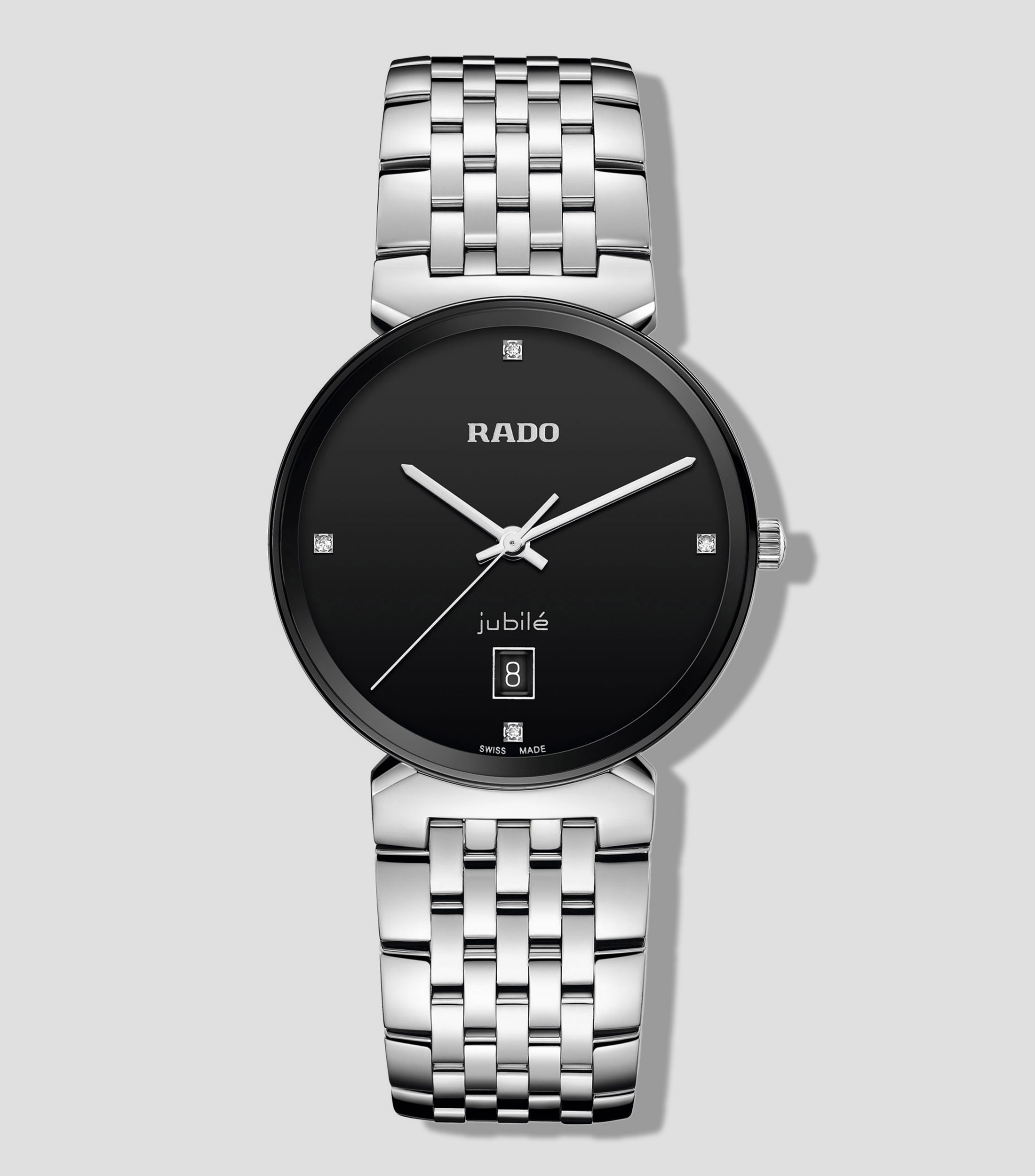 Reloj Unisex Cuarzo Florence Diamonds Classic Carátula Negra