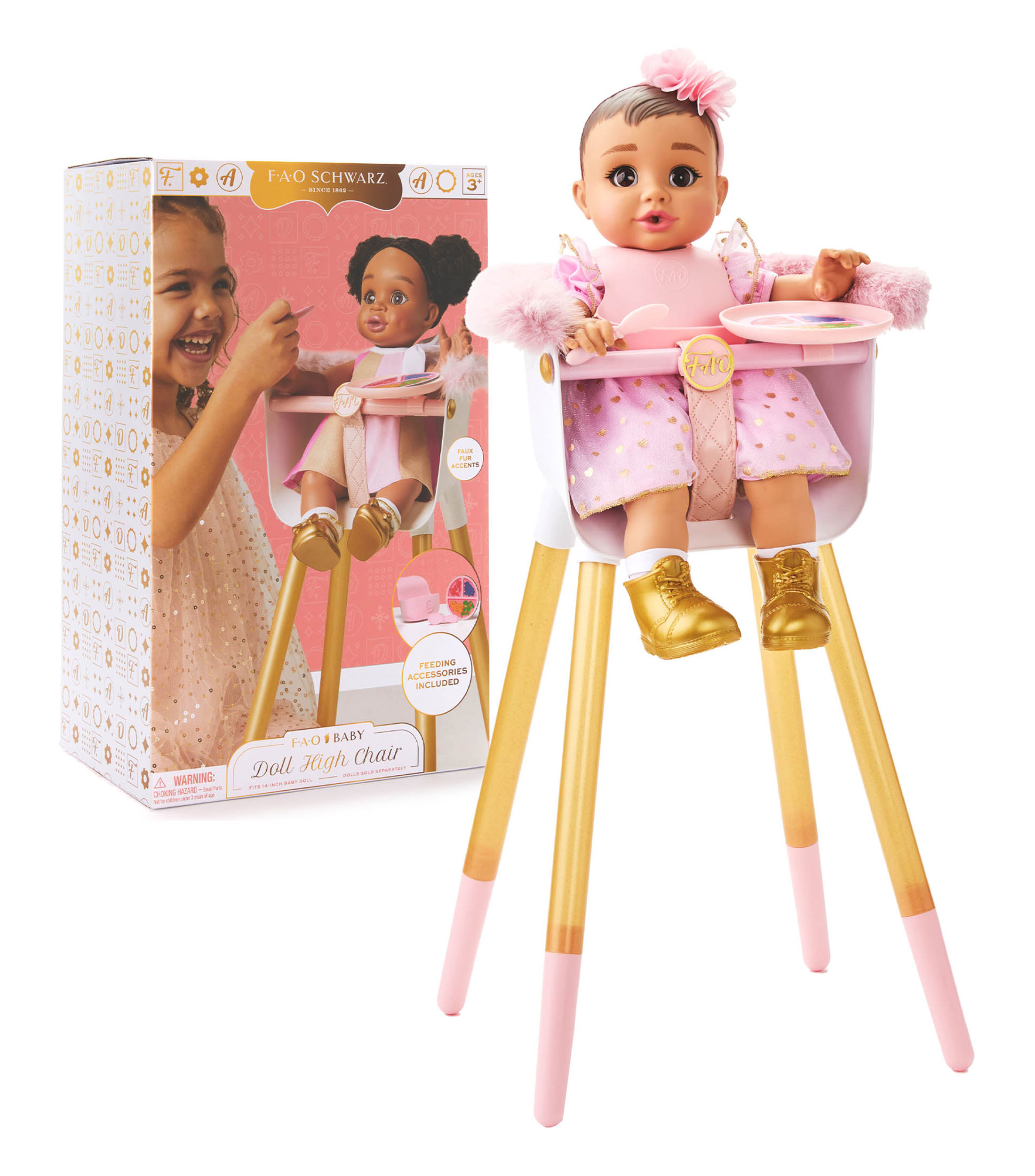 DOLL ACCESSORY HIGH CHAIR