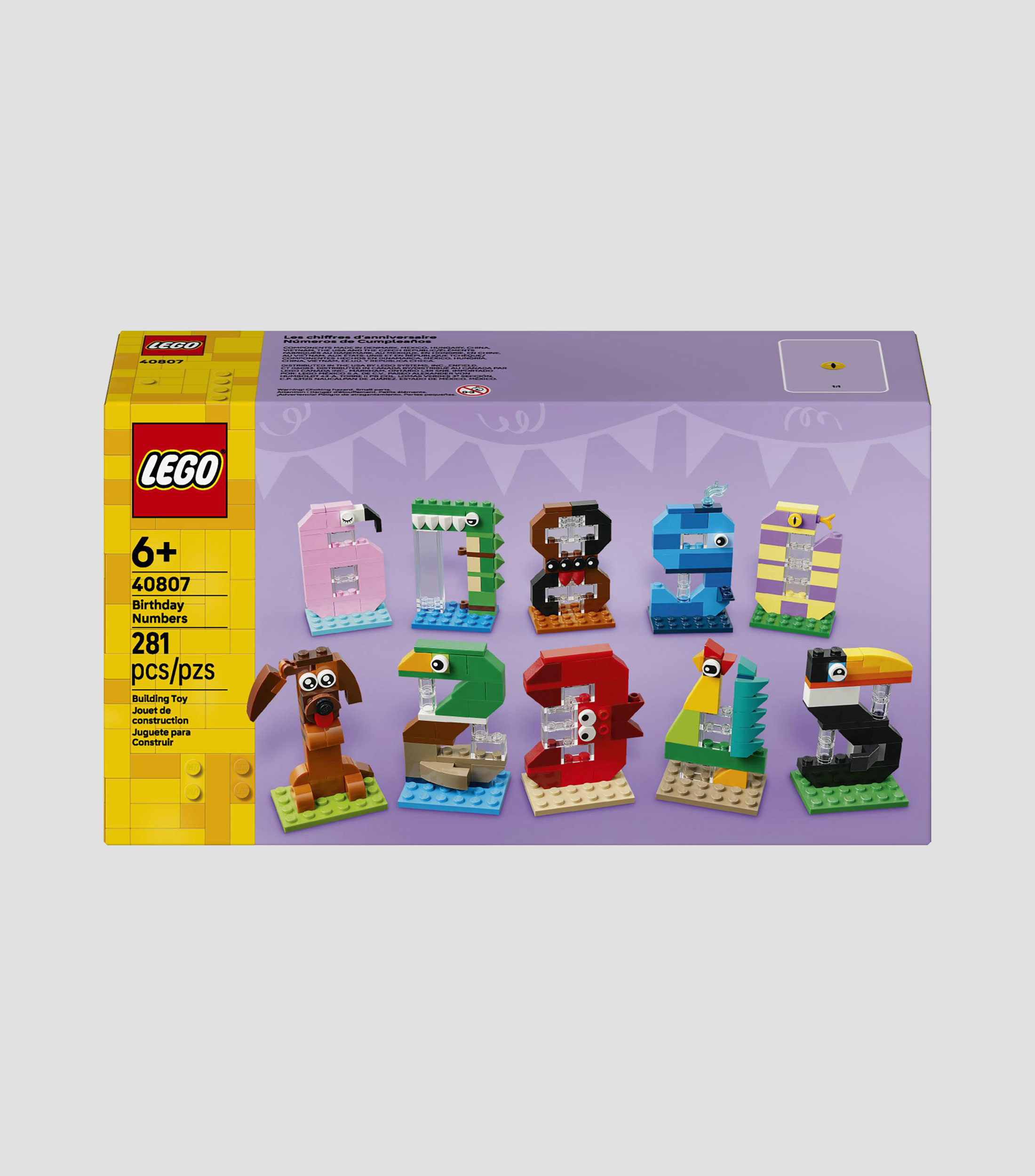 Lego Seasons and Occasions Números de Cumpleaños 40807