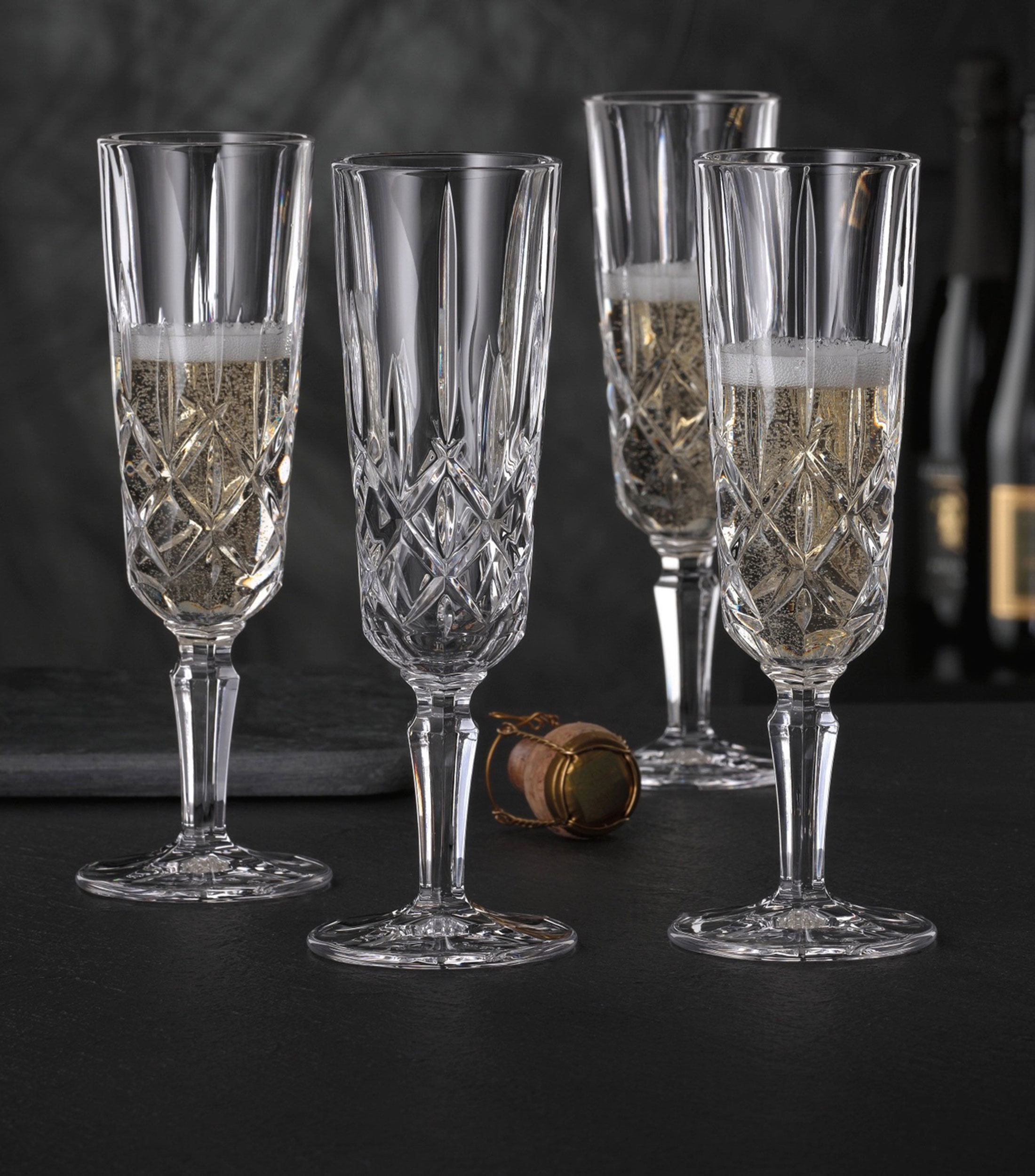 Set 4 Copas para Champagne