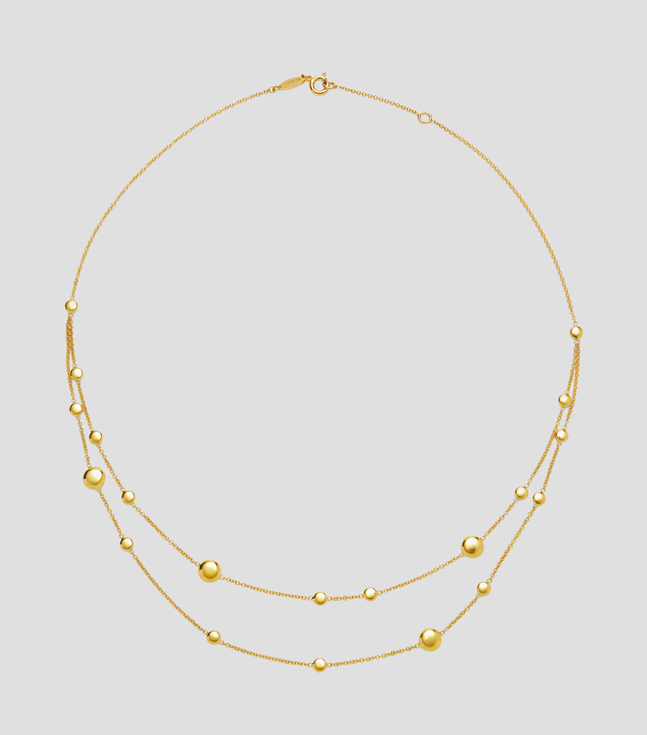 Collar doble en Oro amarillo de 18 Kilates Idalia Mujer