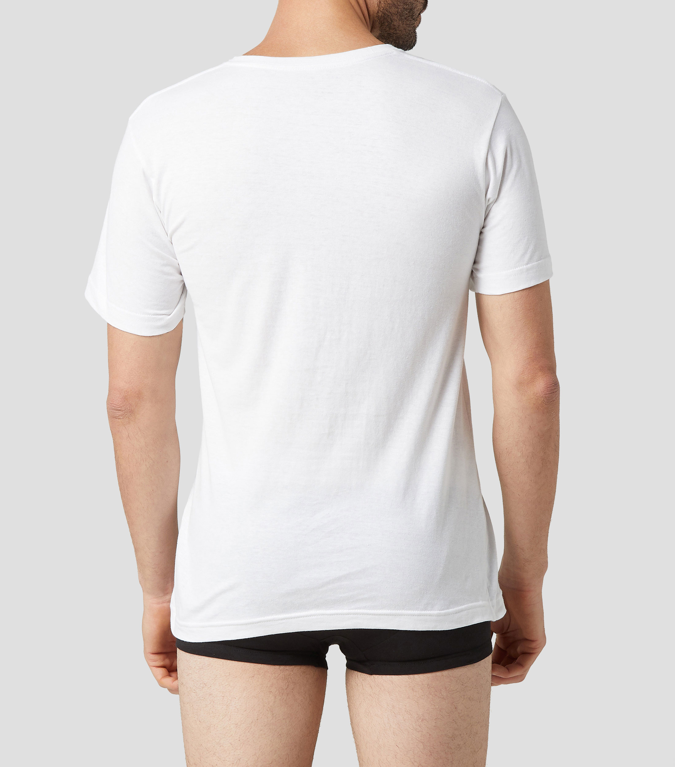Set de 2 playeras cuello V con manga corta Hombre