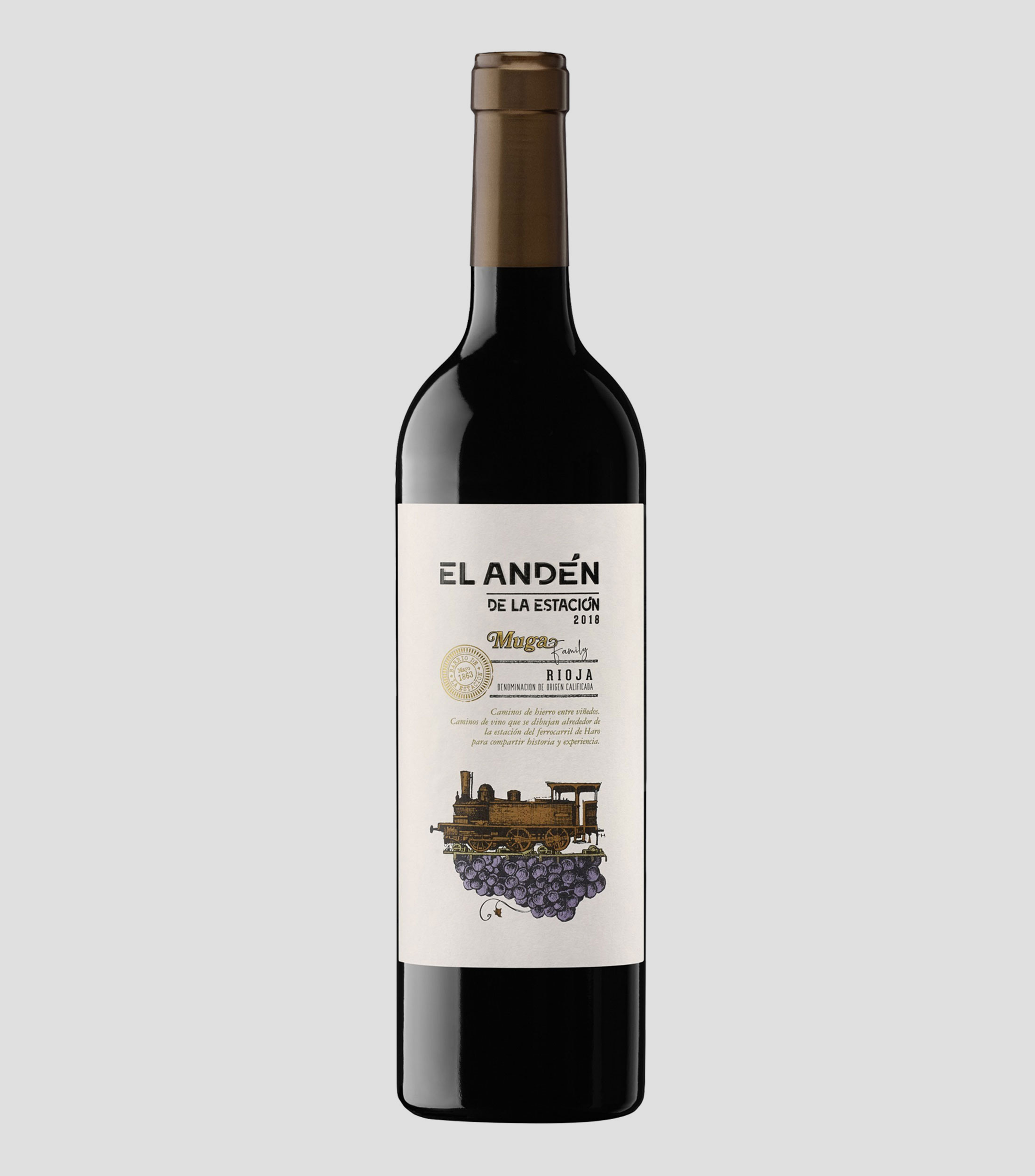 Vino Tinto Tempranillo El Anden de la Estacion, Espana, 750 ml