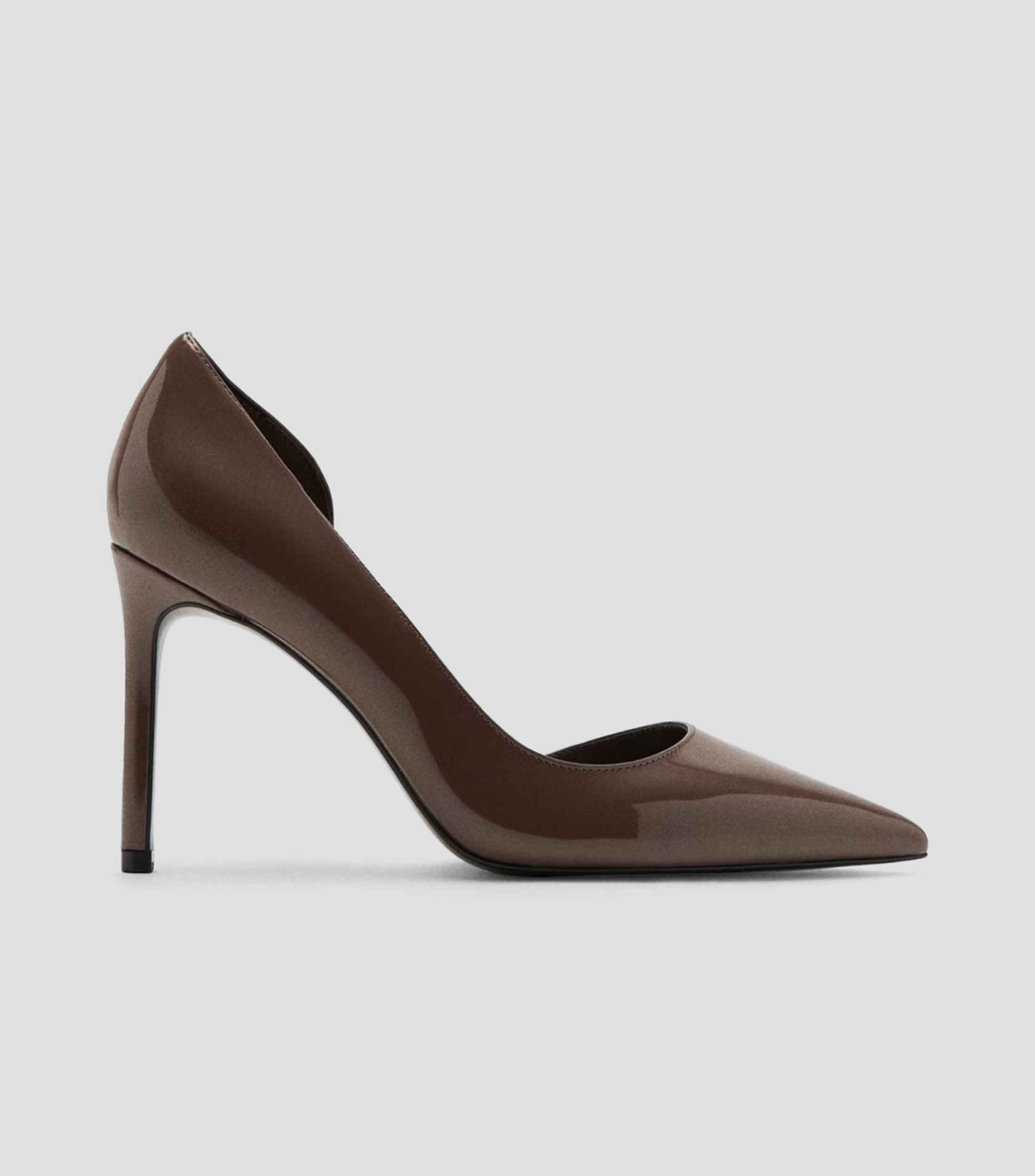 Zapatillas pump tacón alto de aguja lisas Mujer