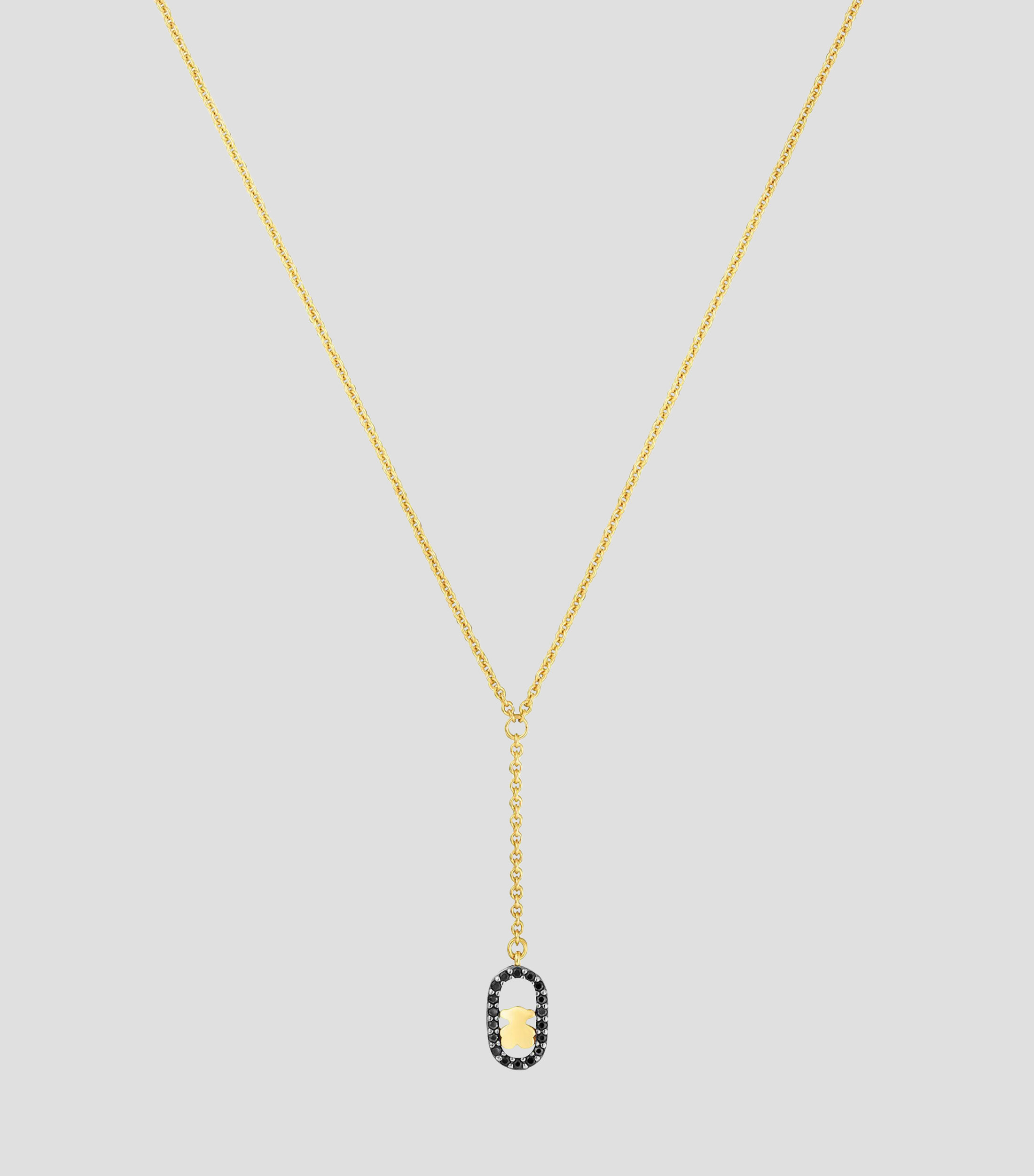 Collar en plata con baño de oro amarillo 18 kilates Camille Mujer