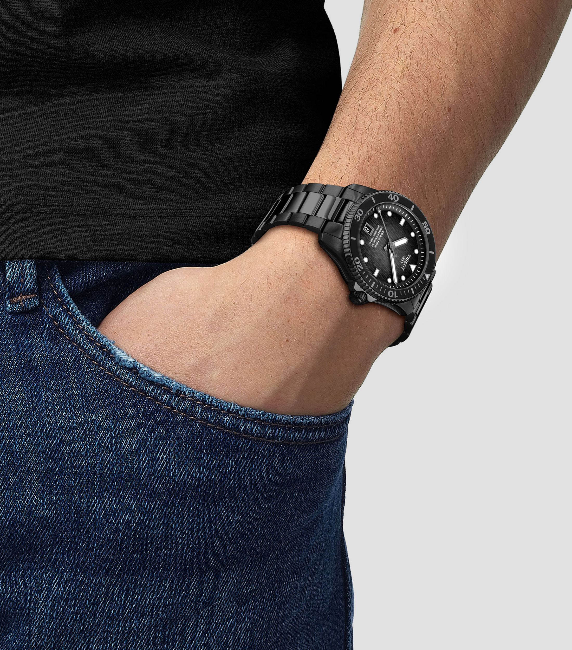 Reloj para Hombre Seastar Deportivo Negro