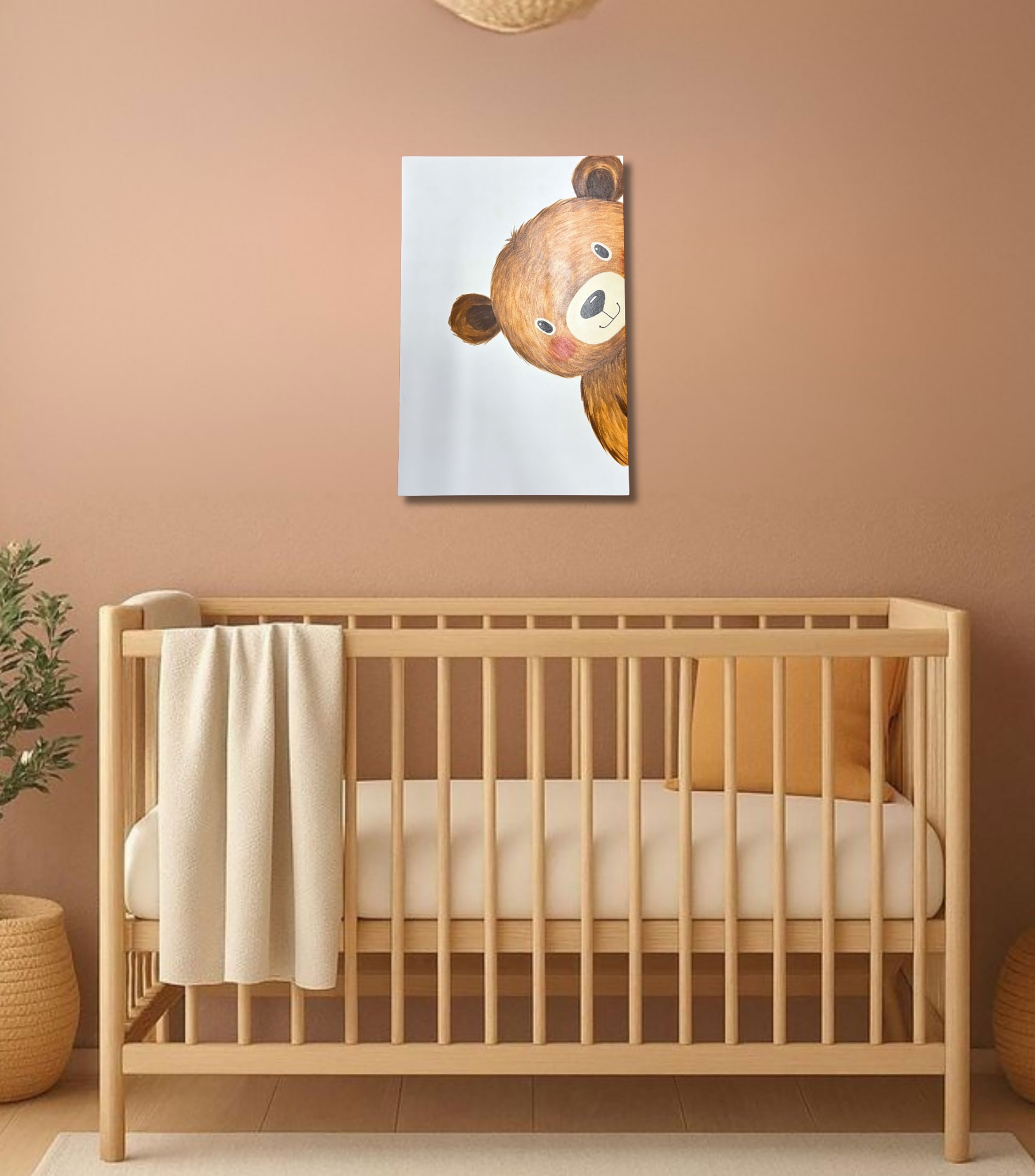 Cuadro Decorativo Teddy en MDF