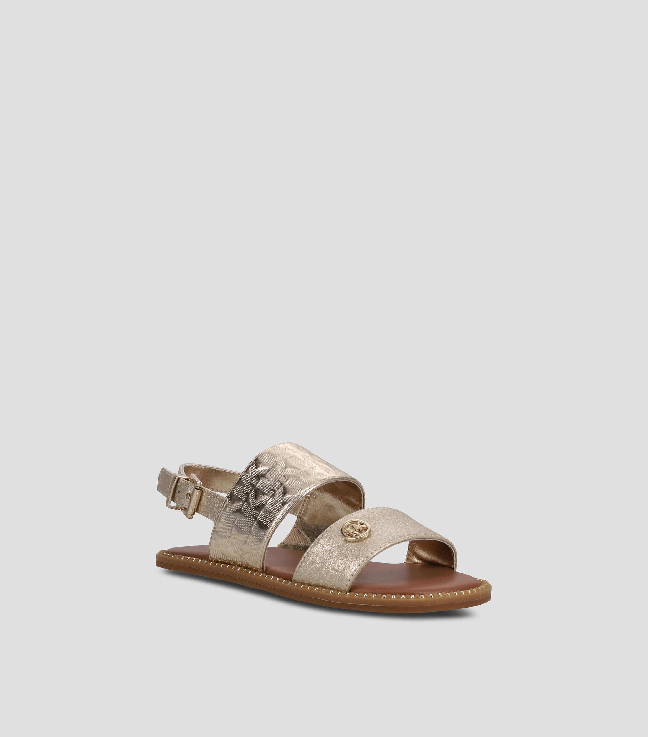 Sandalias planas con logotipo Niña
