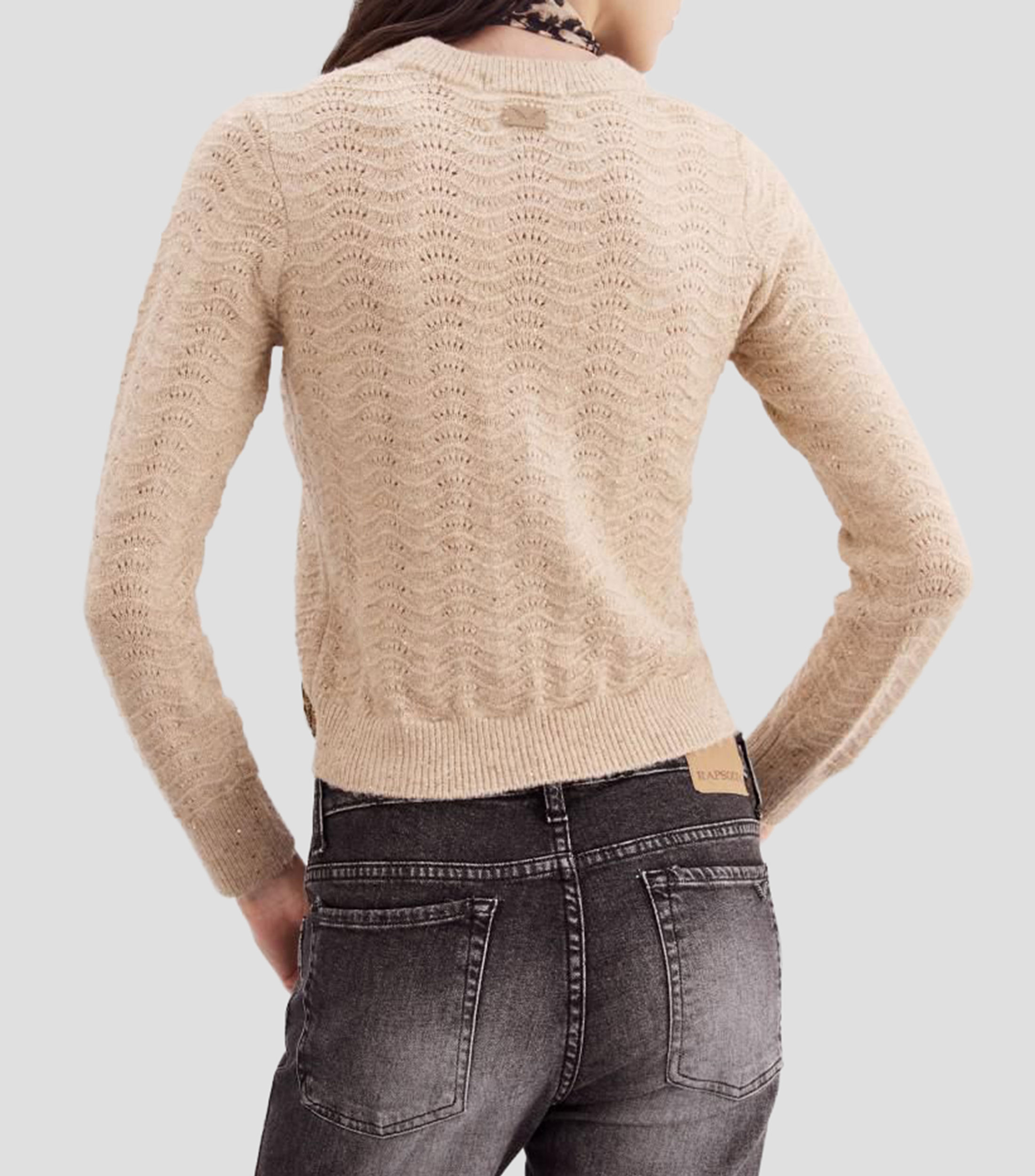 Suéter cuello redondo Mujer