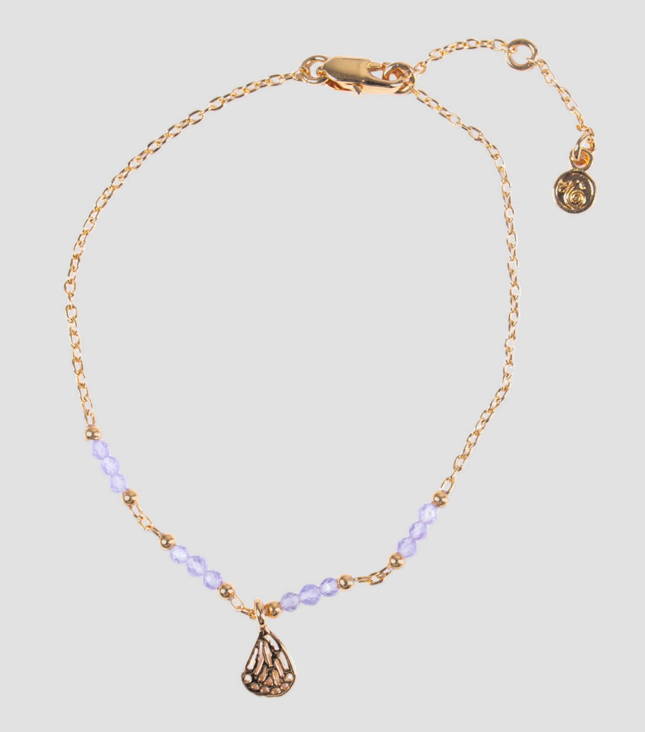 Brazalete con Amatista Mujer