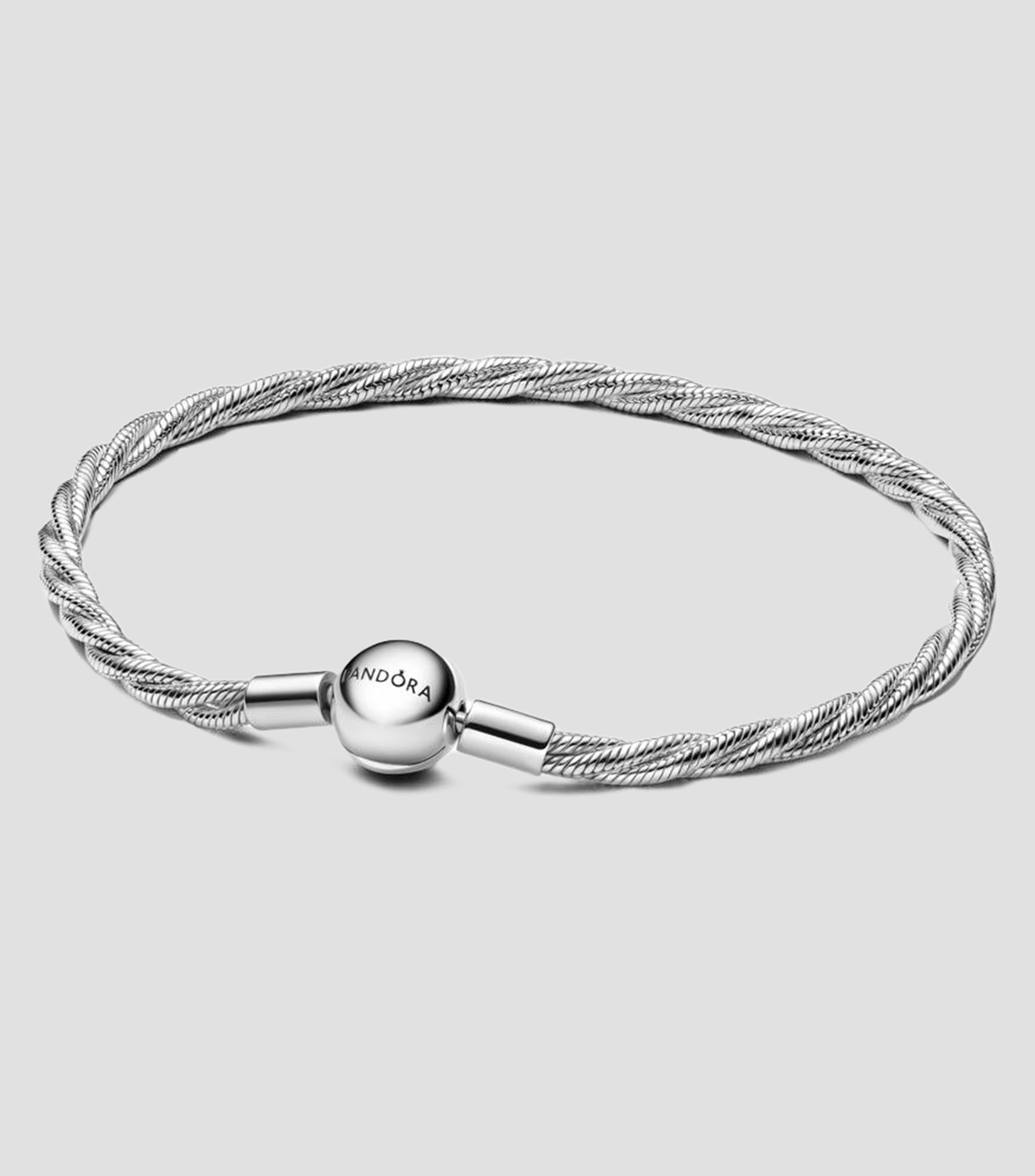 Brazalete en plata de primera ley Unisex