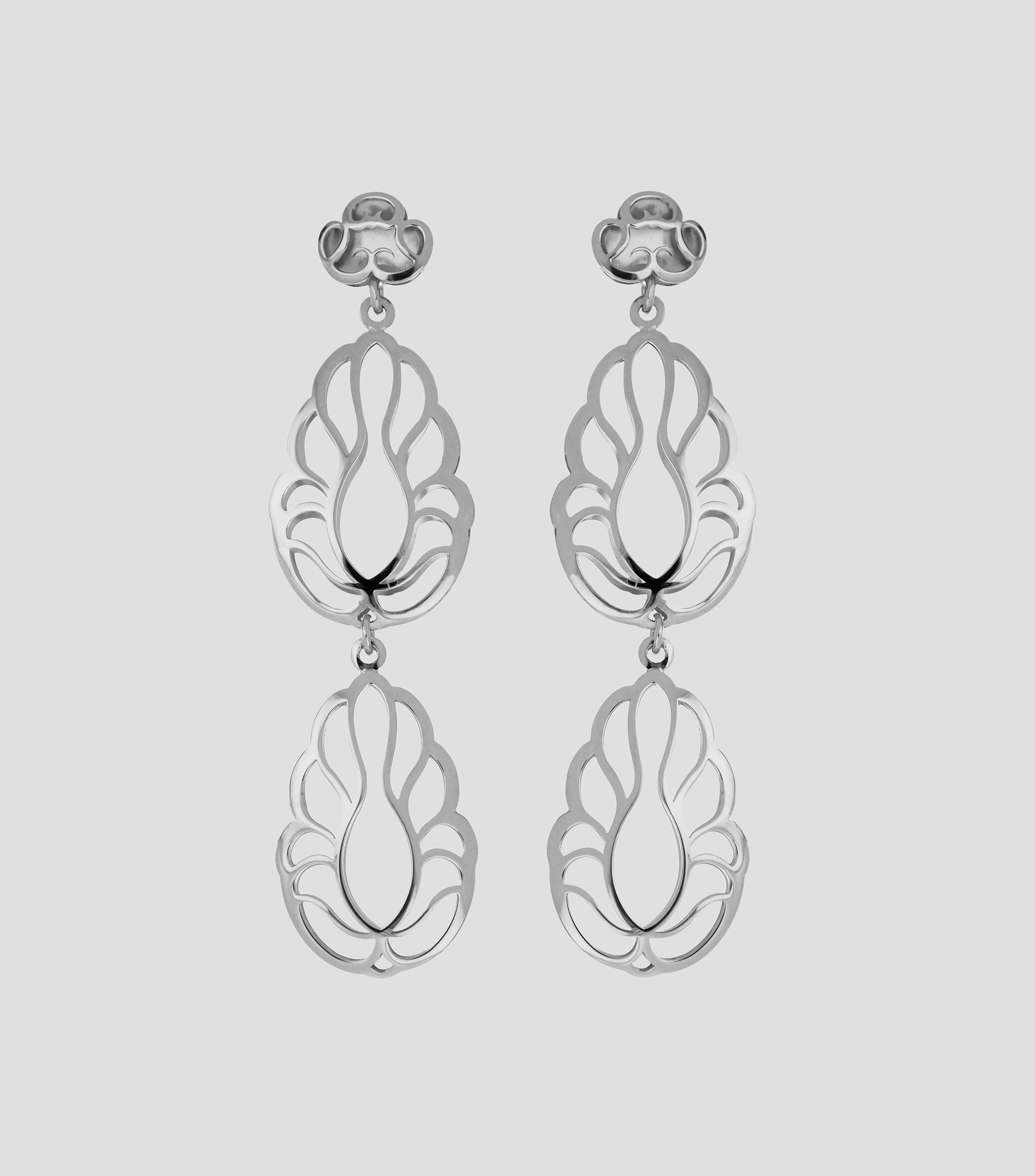 Aretes en Plata .925 Alas de Ángel doble Mujer