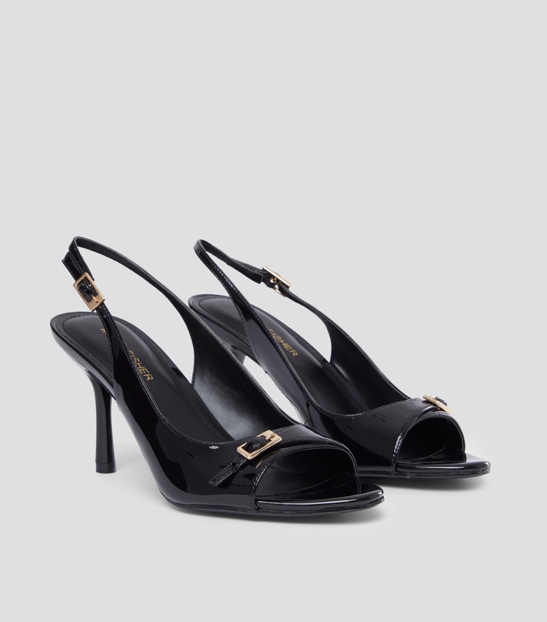Zapatillas con tacón alto de aguja Mujer