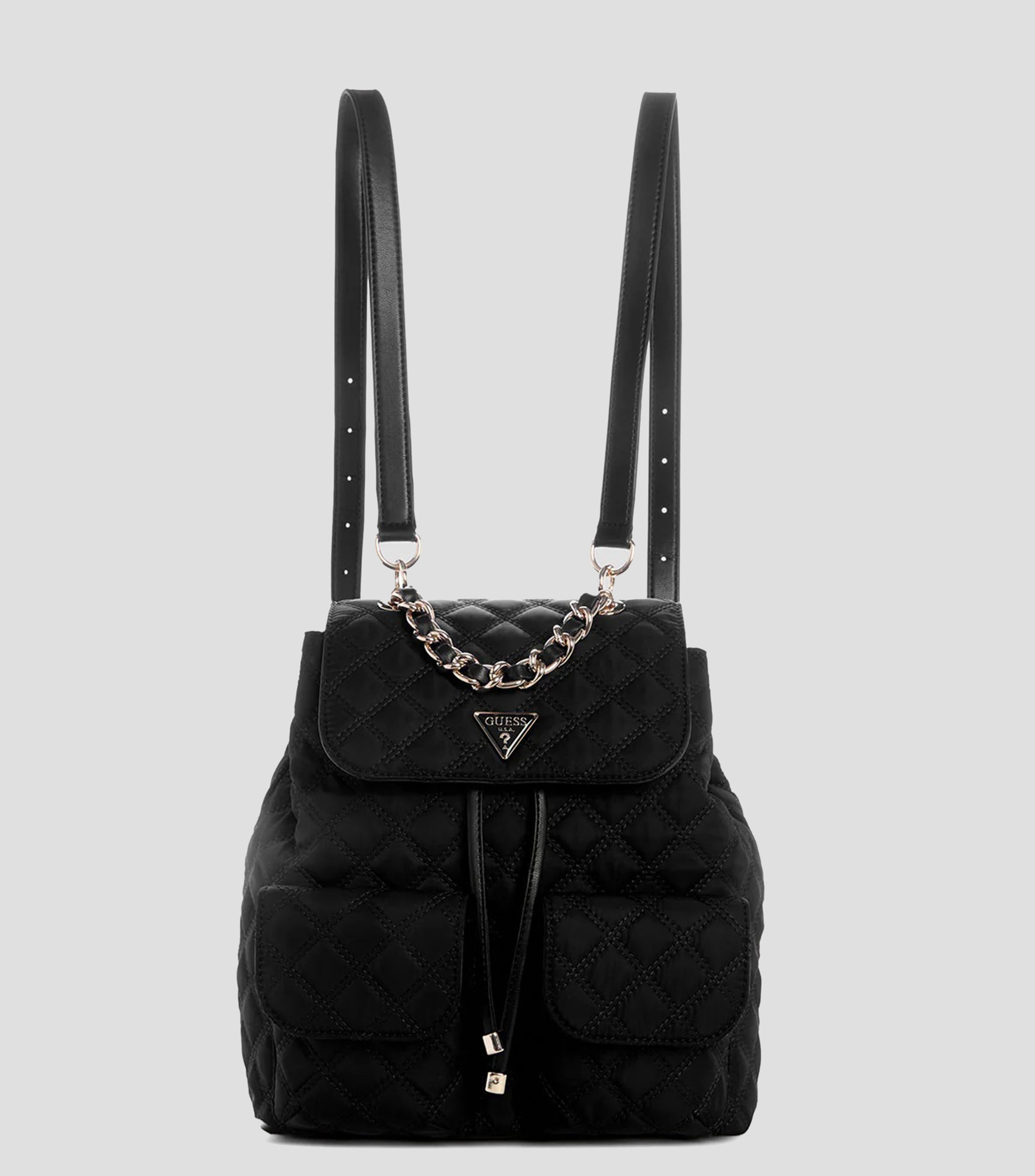 Mochila moda Giully II Flap negra Mujer