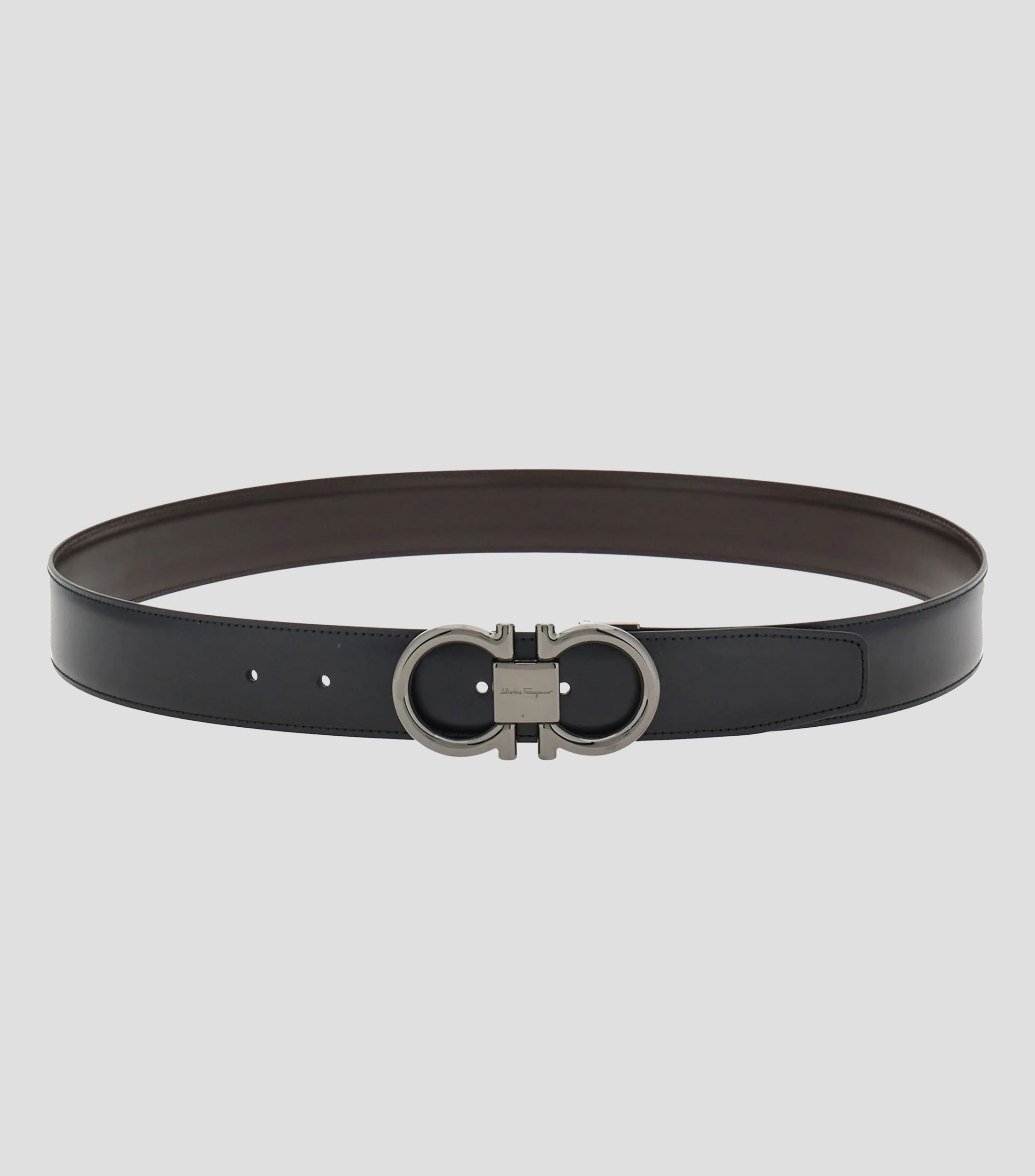 Cinturón reversible y ajustable Gancini Hombre