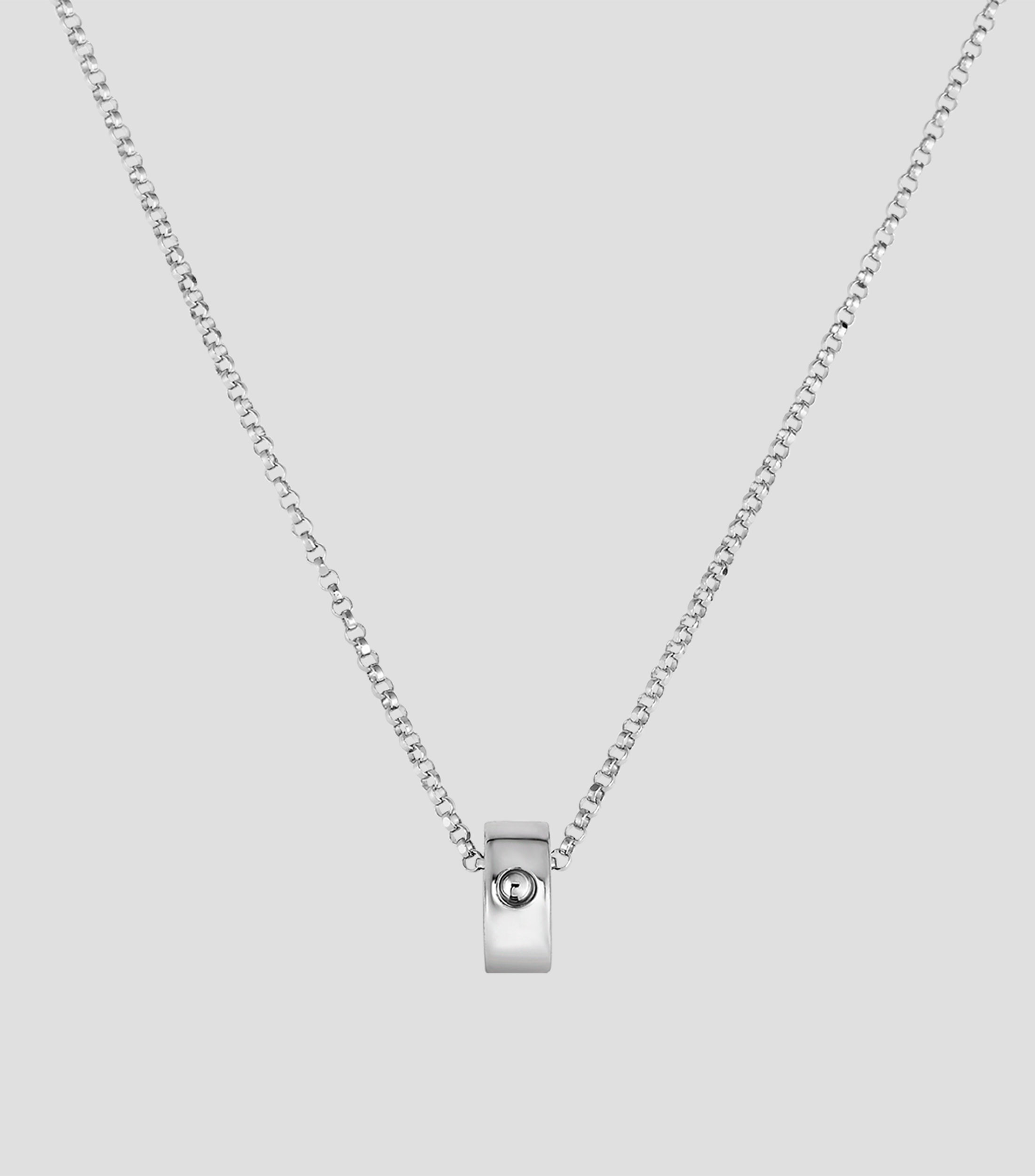 Collar rondel en oro blanco de 18 Kilates Sinfonía Pois Moi Mujer