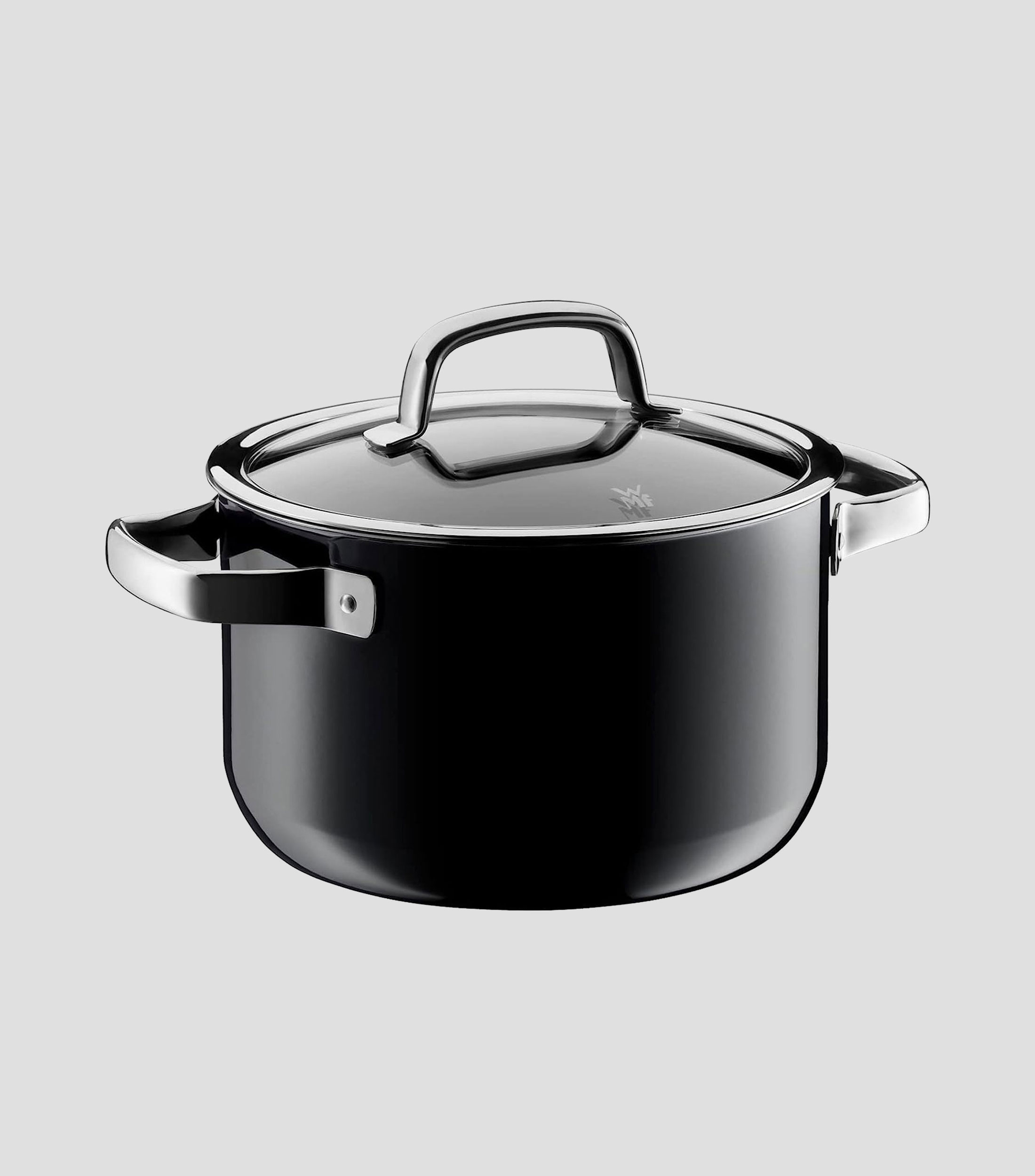 Batería de cocina en Acero Fusiontec 4 piezas Negro