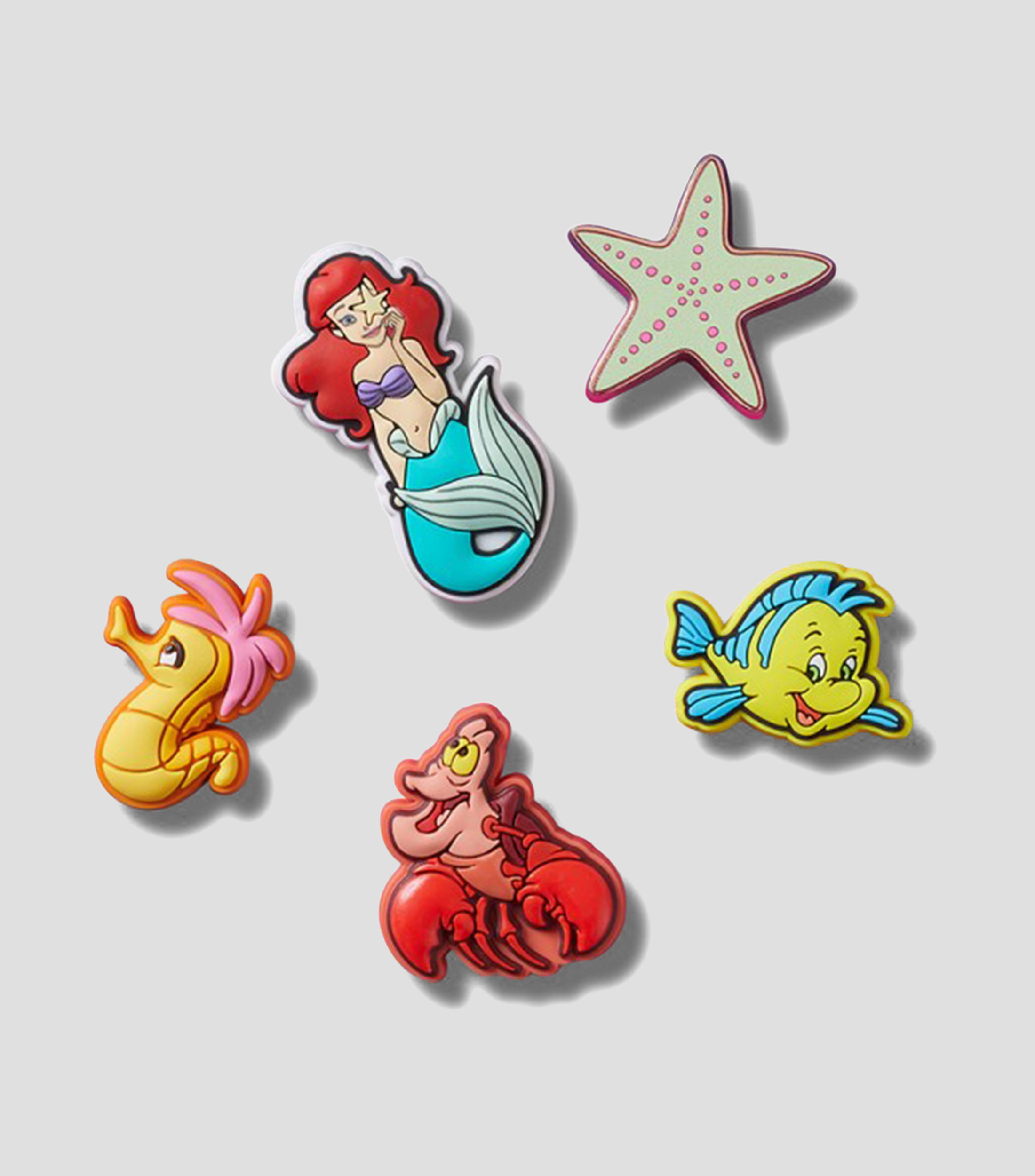 Charms Jibbitz - Princesa Ariel, 5 piezas Nina