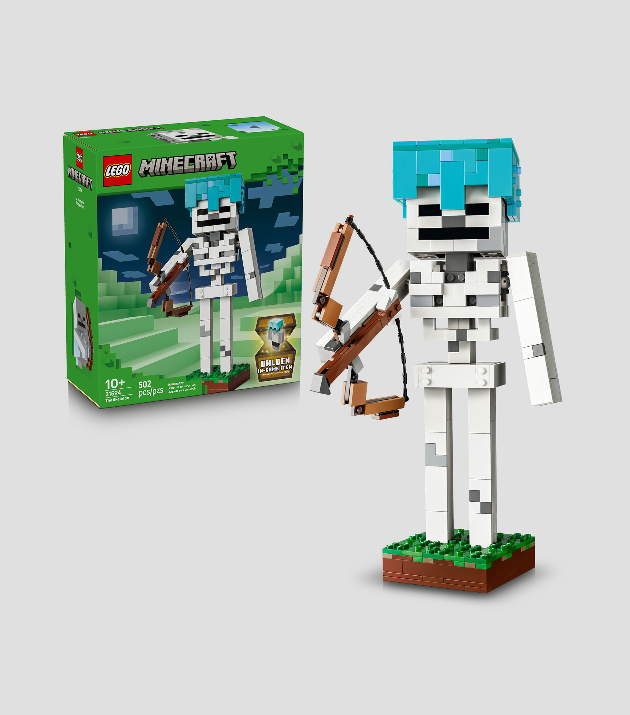 Lego Minecraft El Esqueleto 21594