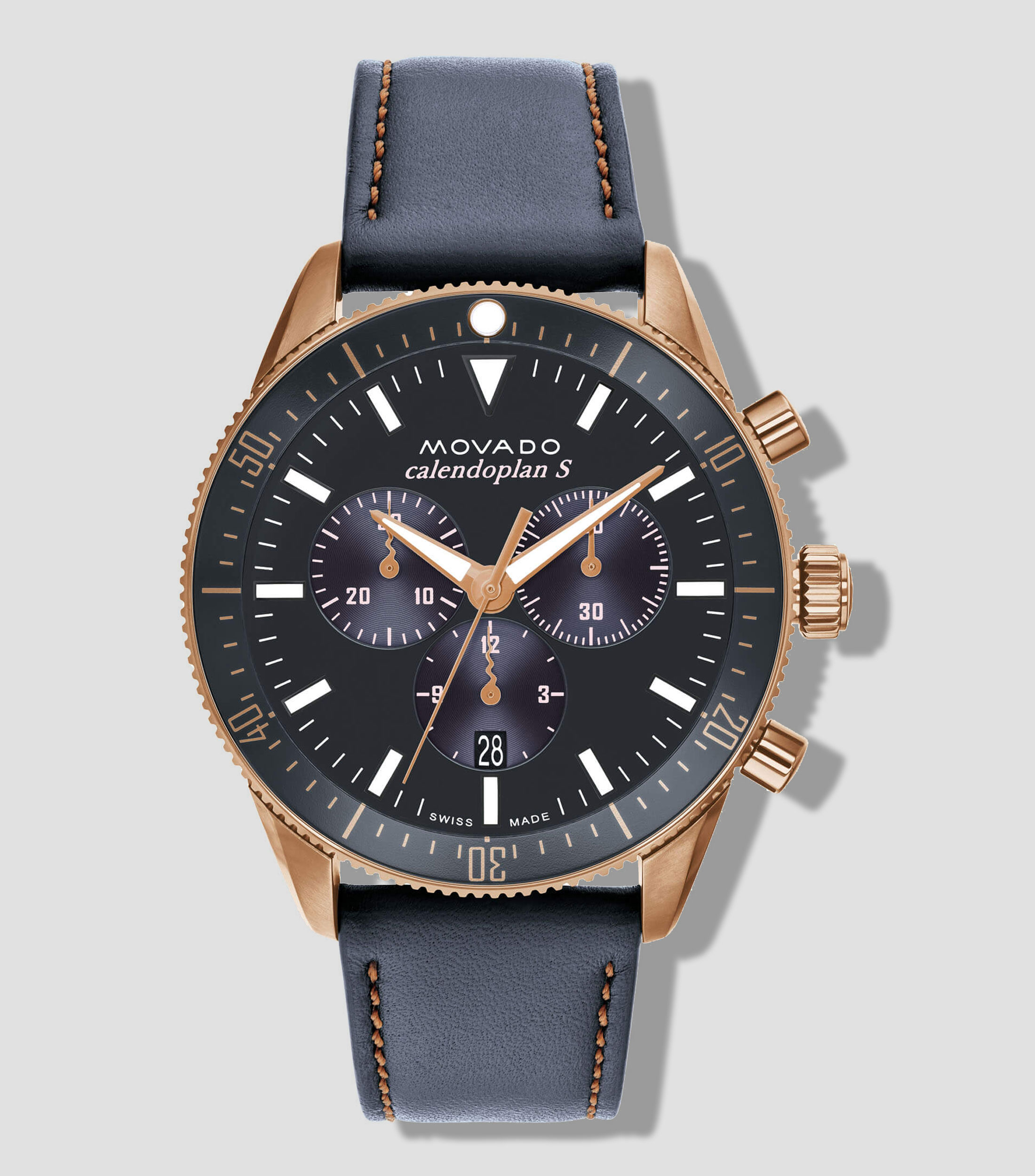 Reloj para Hombre Heritage Deportivo Bronce, Gris