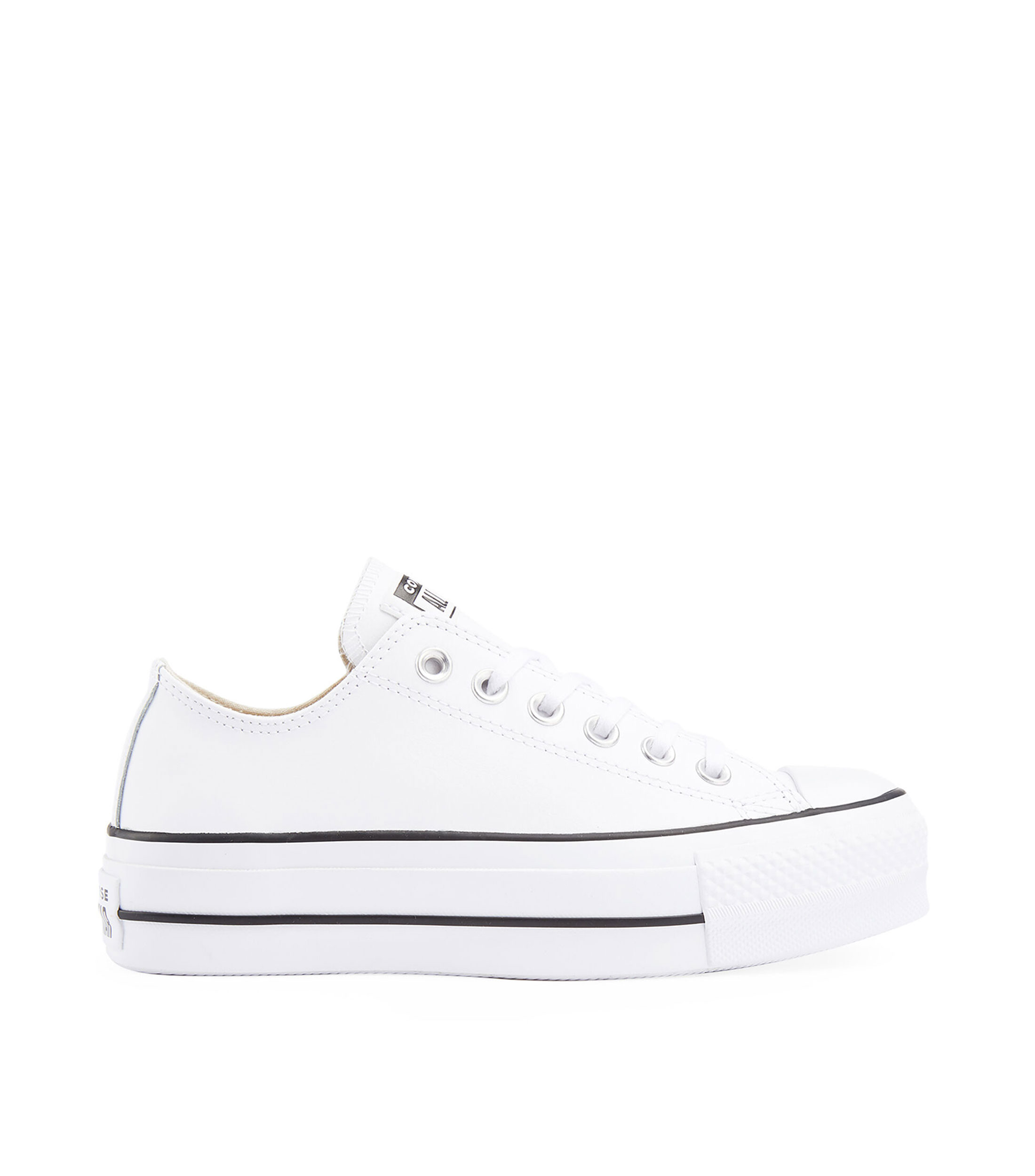 Deportivo de mujer blanco Converse chuck taylor all star lift clean - hi