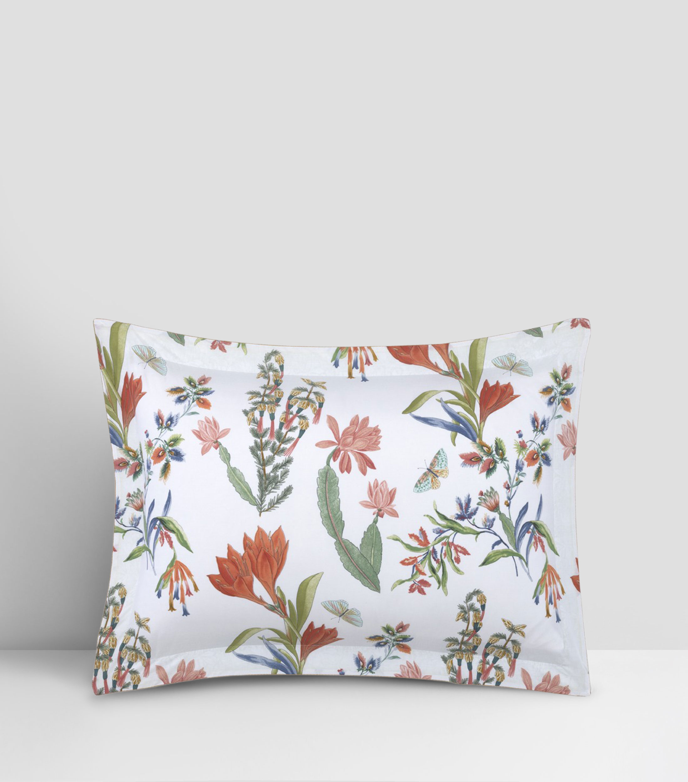 Funda para almohada estándar en algodón orgánico Èze multicolor
