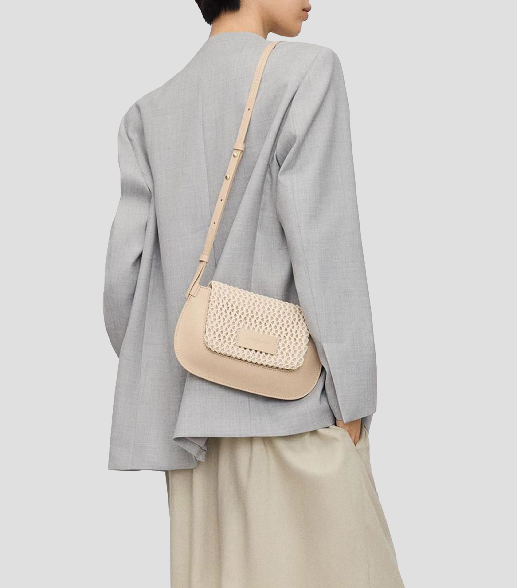 Bolsa Crossbody texturizada Mujer